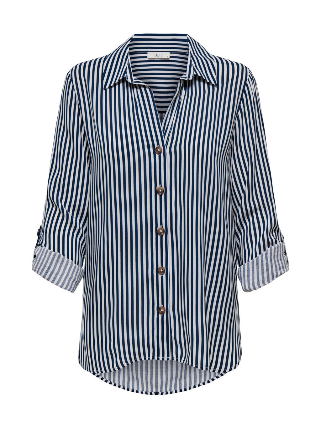 Camicia JDY Blu bianco Laurel maniche 3/4 15329311 /Sky Captain JDY 