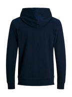 Felpa Jack & Jones Basic Blu con zip e cappuccio 12181901 /Navy Blazer JACK & JONES 