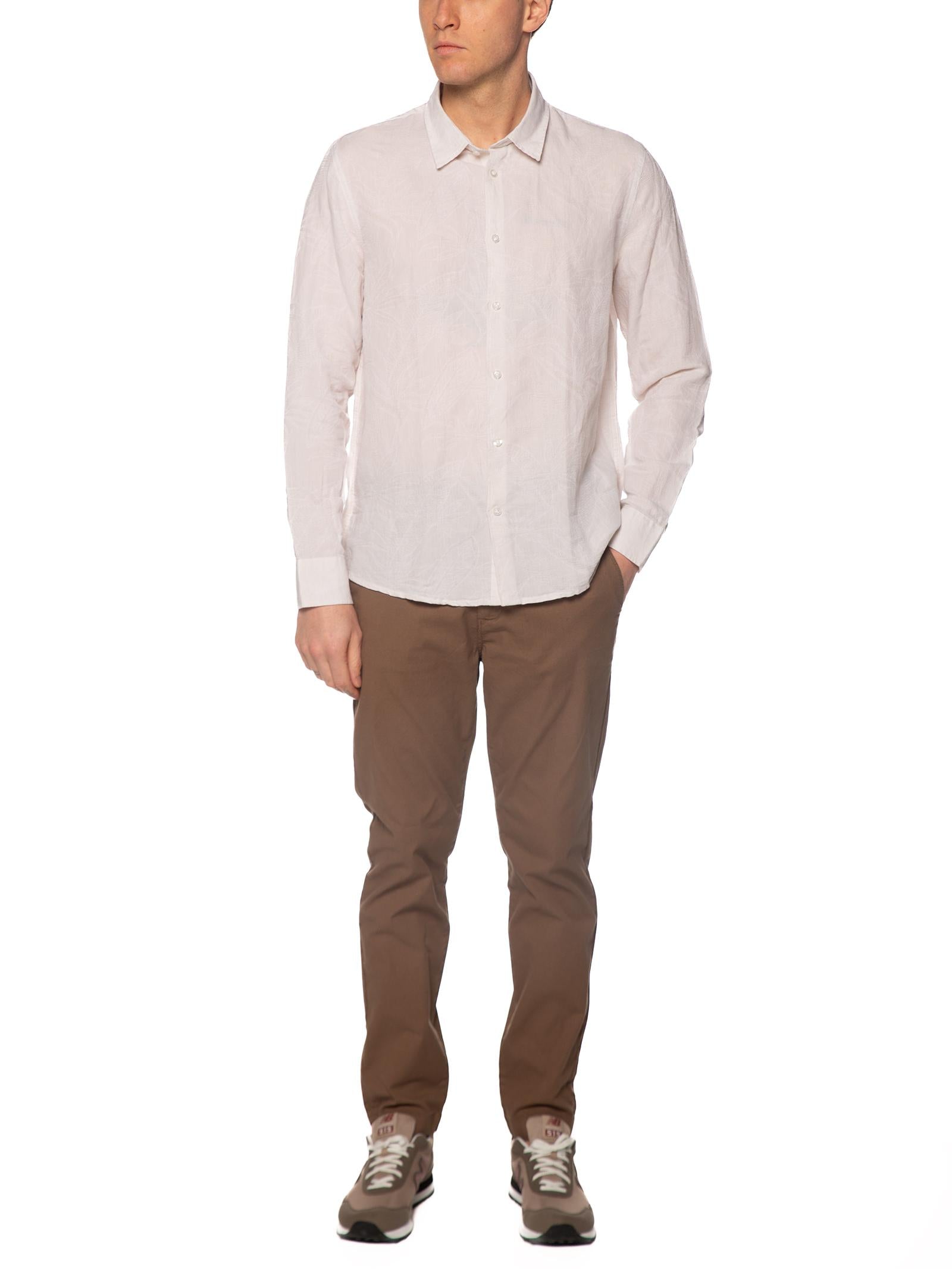 Camicia Seinse Perla lino lavorata CE1121 PERLA SEINSE 