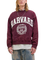 Felpa Jack & Jones Harvard Bordeaux ricamo 12290579 /Maroon Banner JACK & JONES 