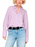 Camicia Only Rosa Berit a righe verticali 15320243 /Bonbon ONLY 