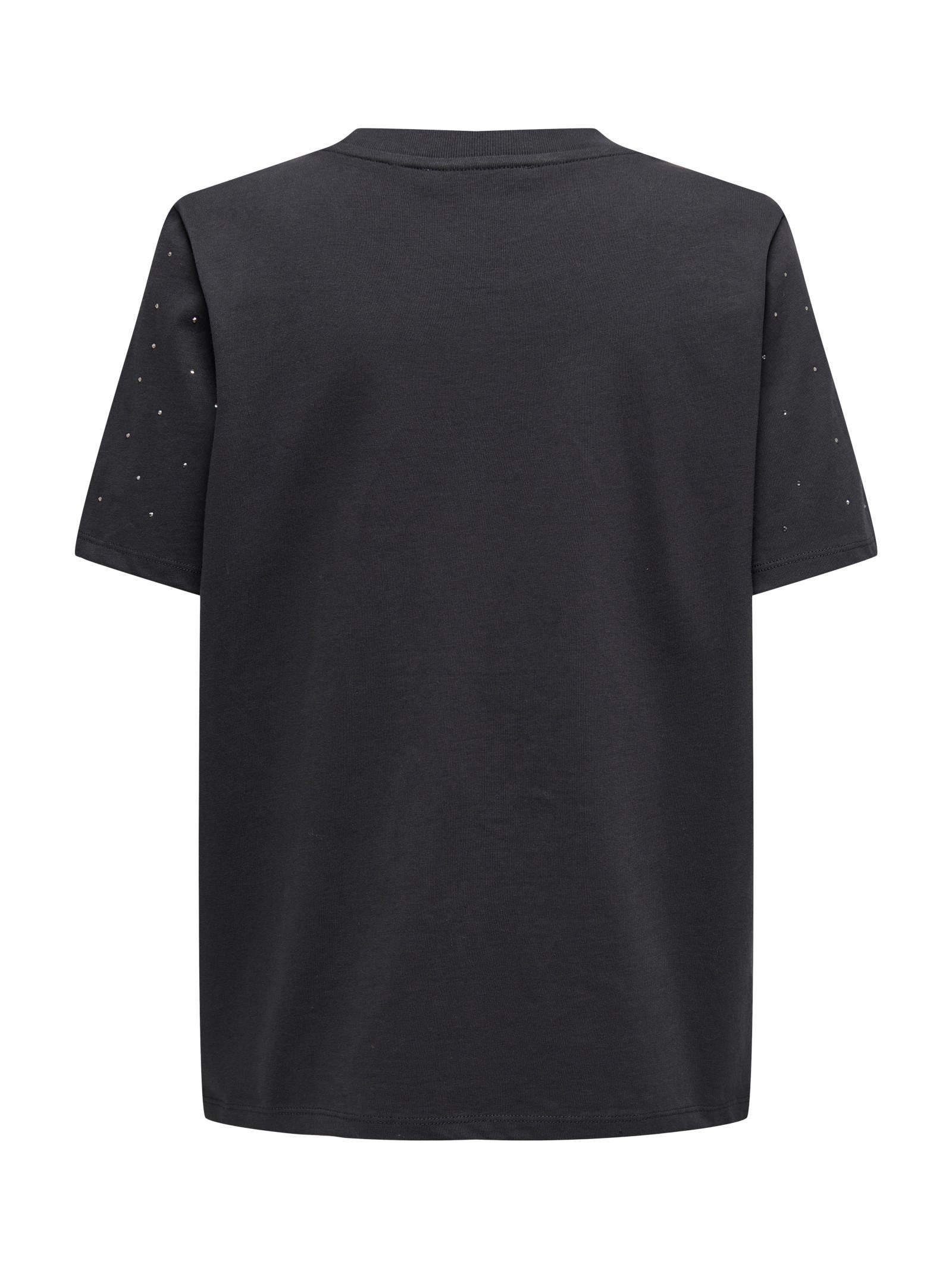 T-shirt Only Monia Antracite con glitter 15340939 /Phantom ONLY 
