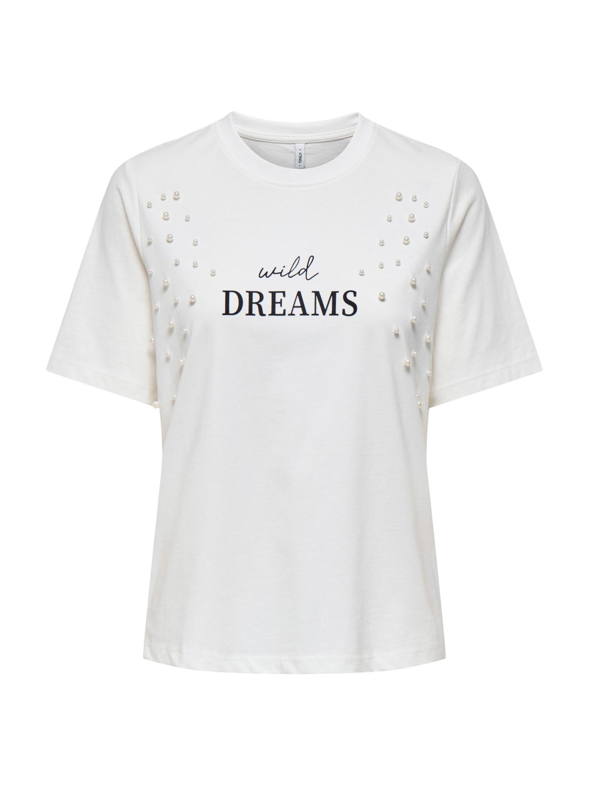 T-shirt Only Jolli Bianco manica corta 15356166 /Shoulder Cloud Dancer ONLY 
