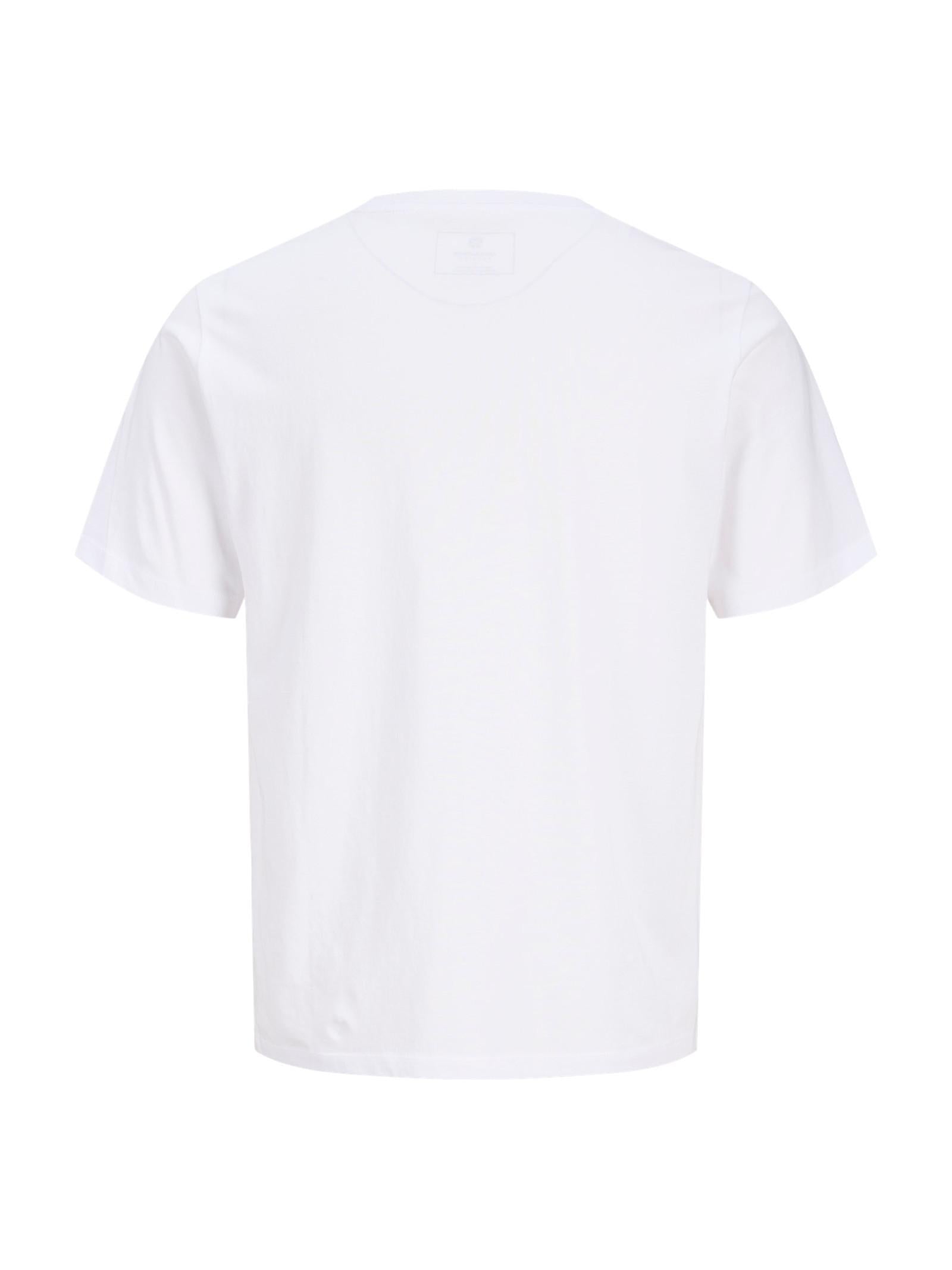 T-shirt Jack & Jones Alex Bianco vintage 12298020 /White JACK & JONES 