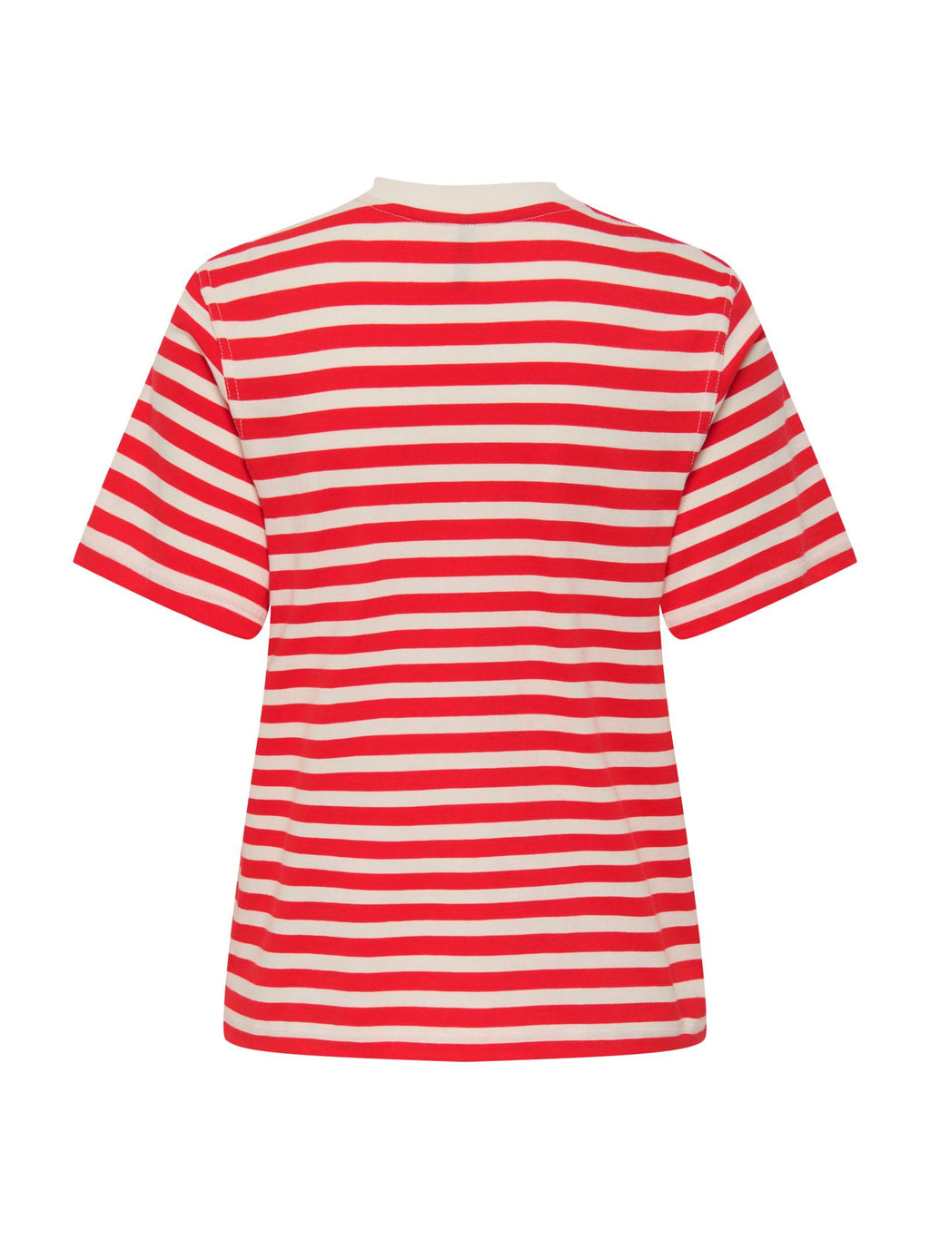 T-shirt Only Livina Bianco rosso a righe 15359677 /High Risk Red ONLY 