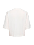 T-shirt Only Bianco Vega amalfi 15375753 /Amalfi Cloud Dancer ONLY 