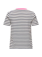 T-shirt Only Eart Bianco a righe 15318959 /Flamingo Cloud Dancer ONLY 