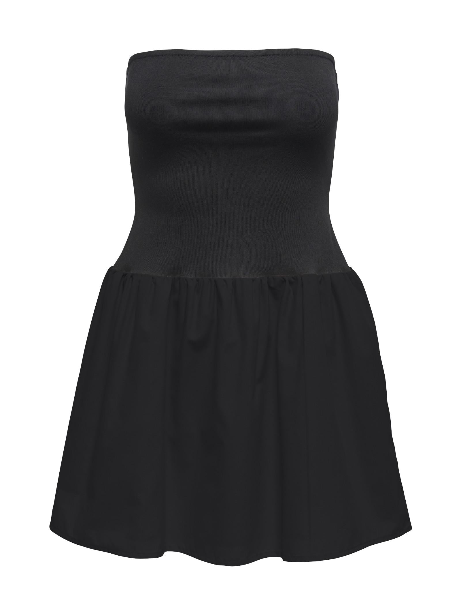 Abito Only Nero Nadia senza spalline 15344860 /Black ONLY 