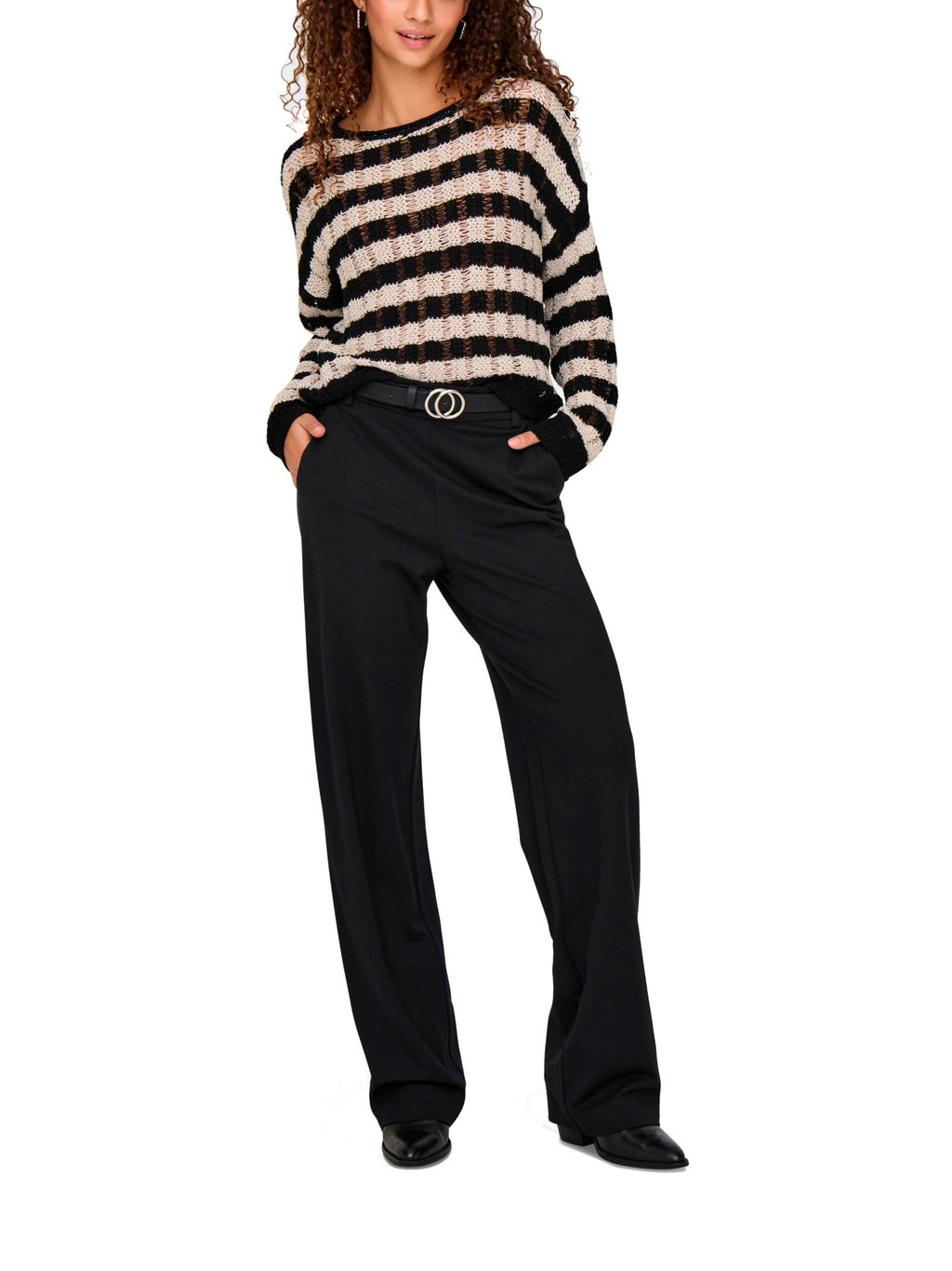 Pantalone Only Poptrash Nero Staight fit 15341829 /Black ONLY 
