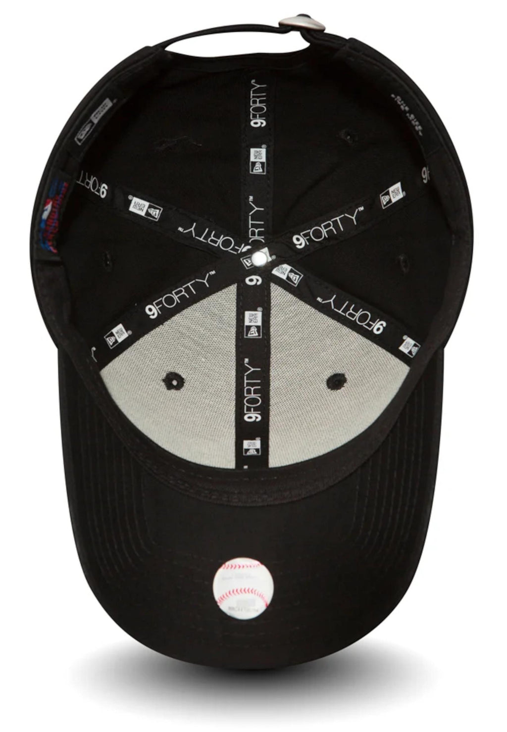 Berretto New Era Nero NY Yankess 10531941 BLACK WHITE NEW ERA 