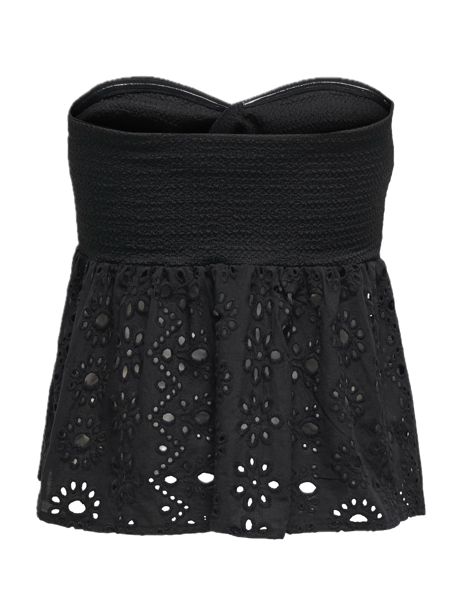 Top Only Nero Aurora a tubo 15344871 /Black ONLY 