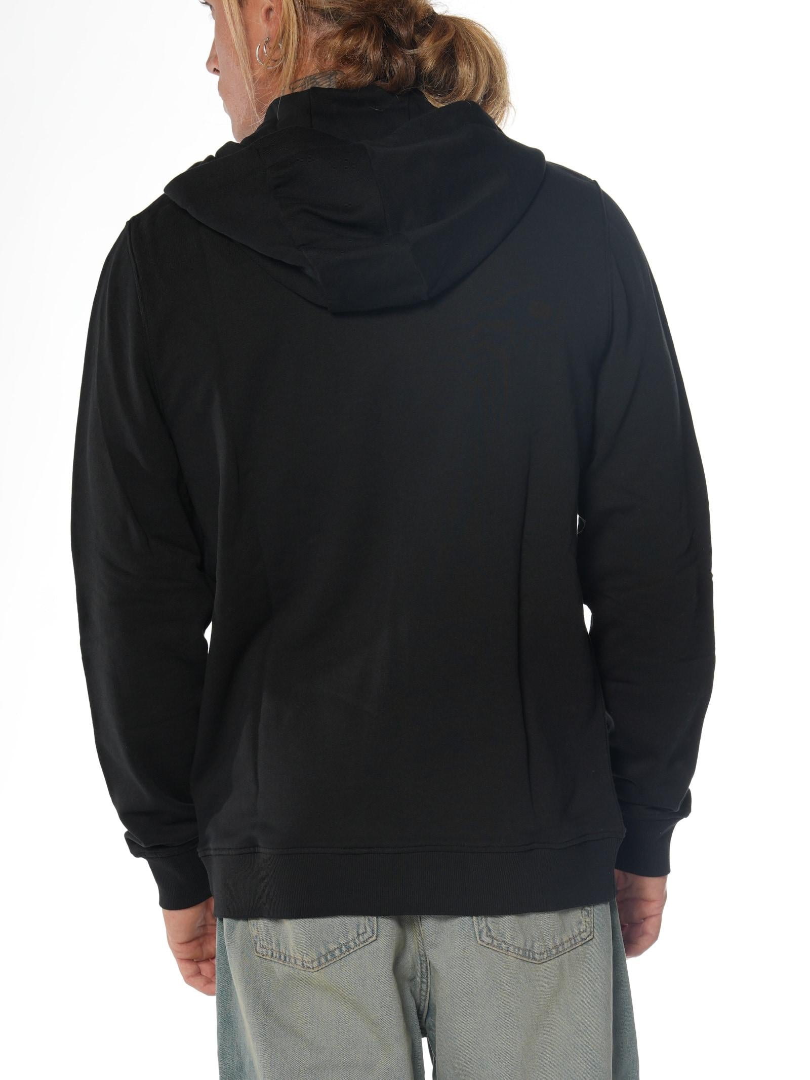 Felpa Lyle & Scott Nero cappuccio e zip ML420VOG JET BLACK LYLE & SCOTT 