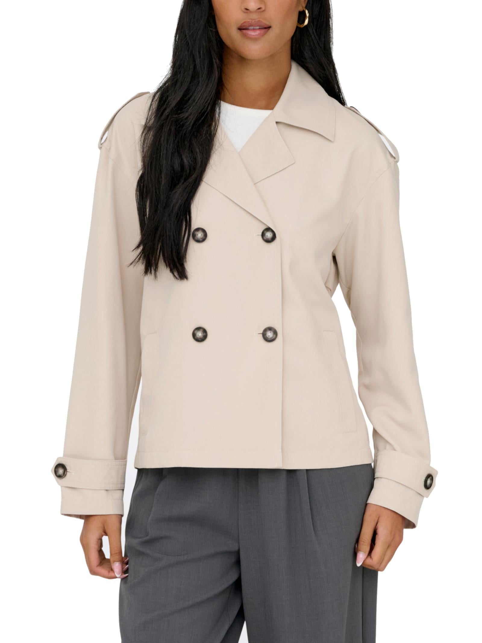 Trench Only Hannah Beige corto 15371053 /Humus ONLY 
