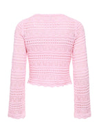 Maglia Only Elke Rosa cropped 15363049 /Romance Rose ONLY 
