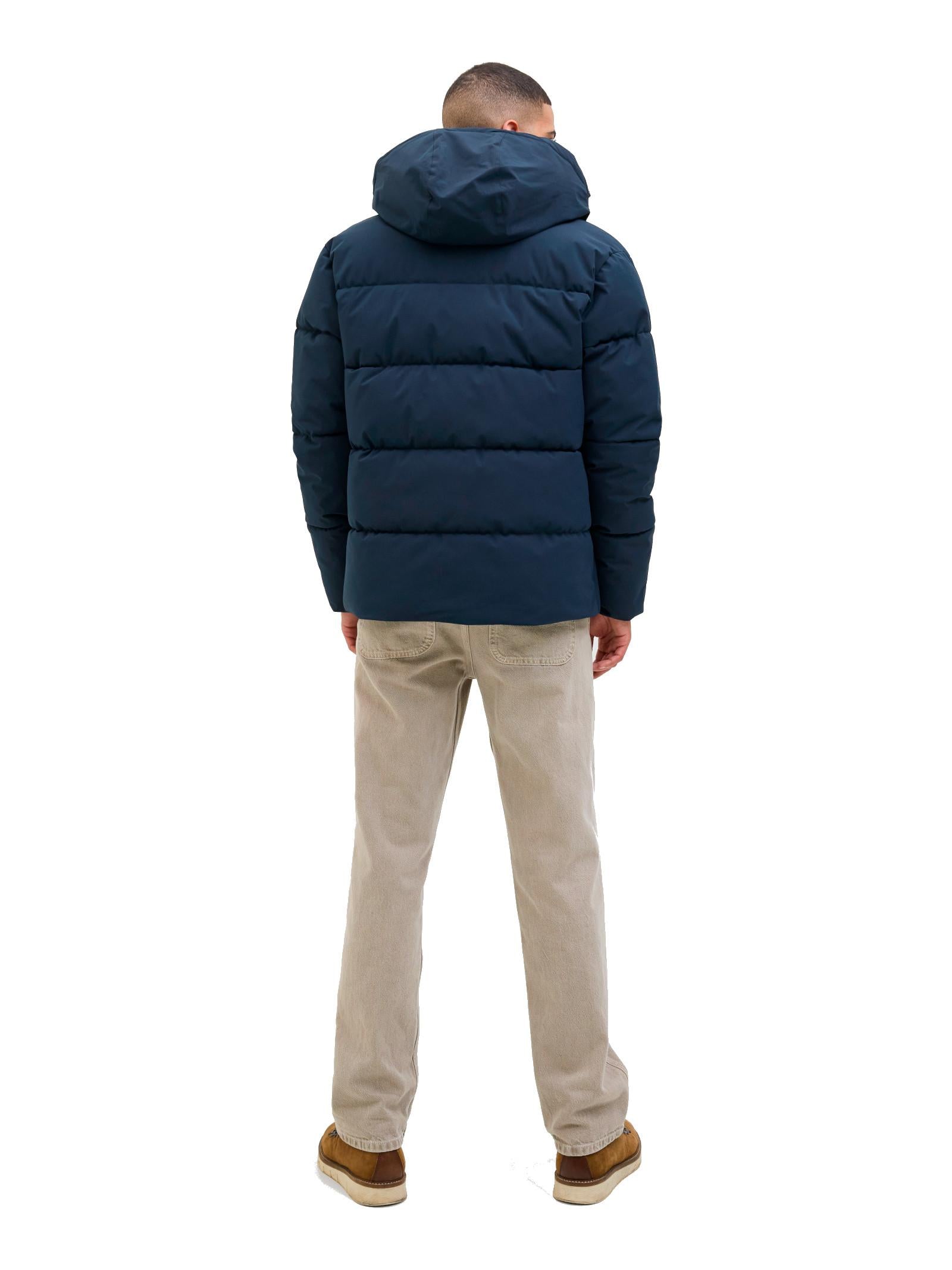 Piumino Jack & Jones Global Blu con cappuccio 12283517 /SKY CAPTAIN JACK & JONES 