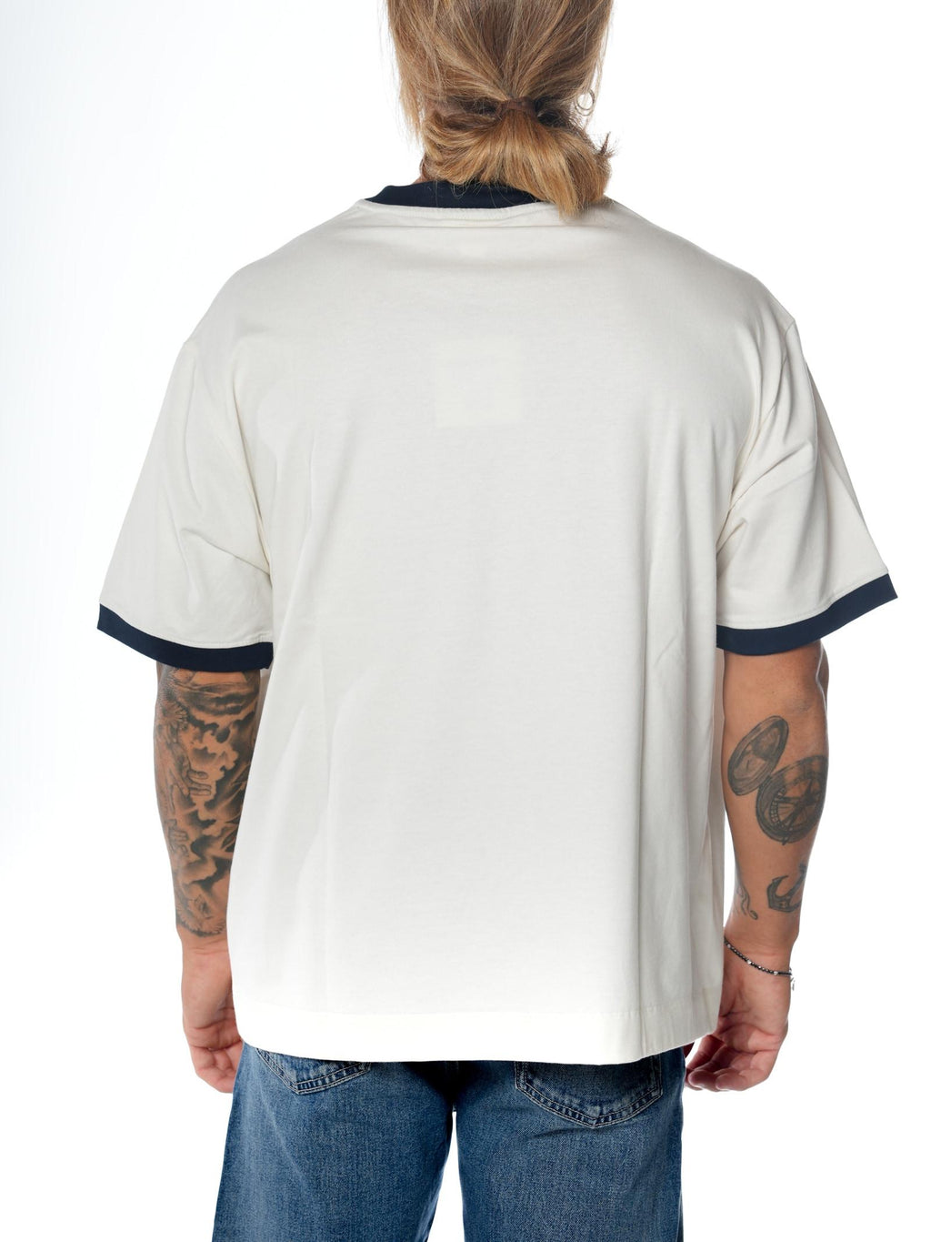 T-shirt Calvin Klein Crema oversize LV04RC244G G71 CALVIN KLEIN 