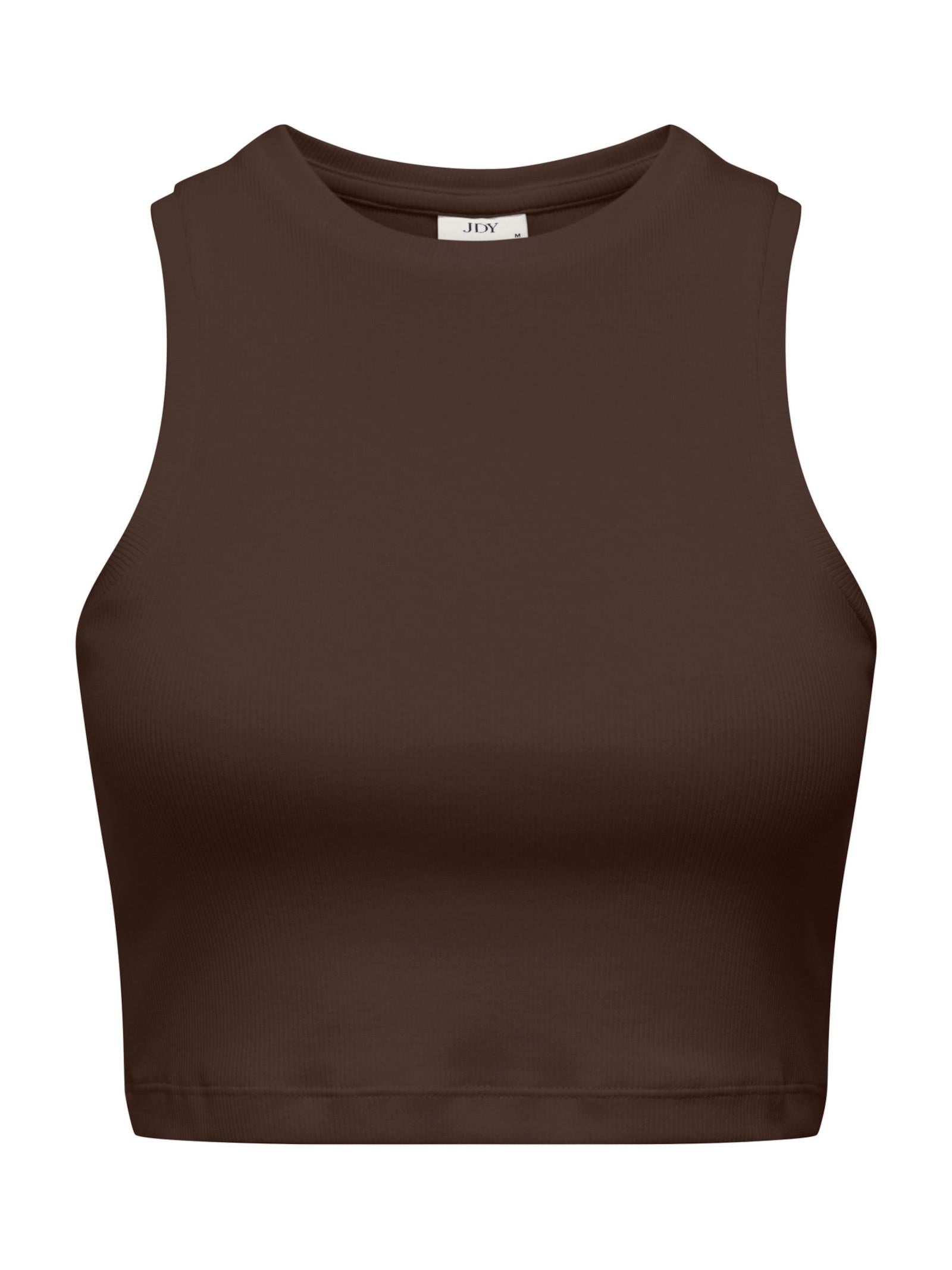 Top Only Lucky Marrone cropped 15352287 /Chicory Coffee JDY 