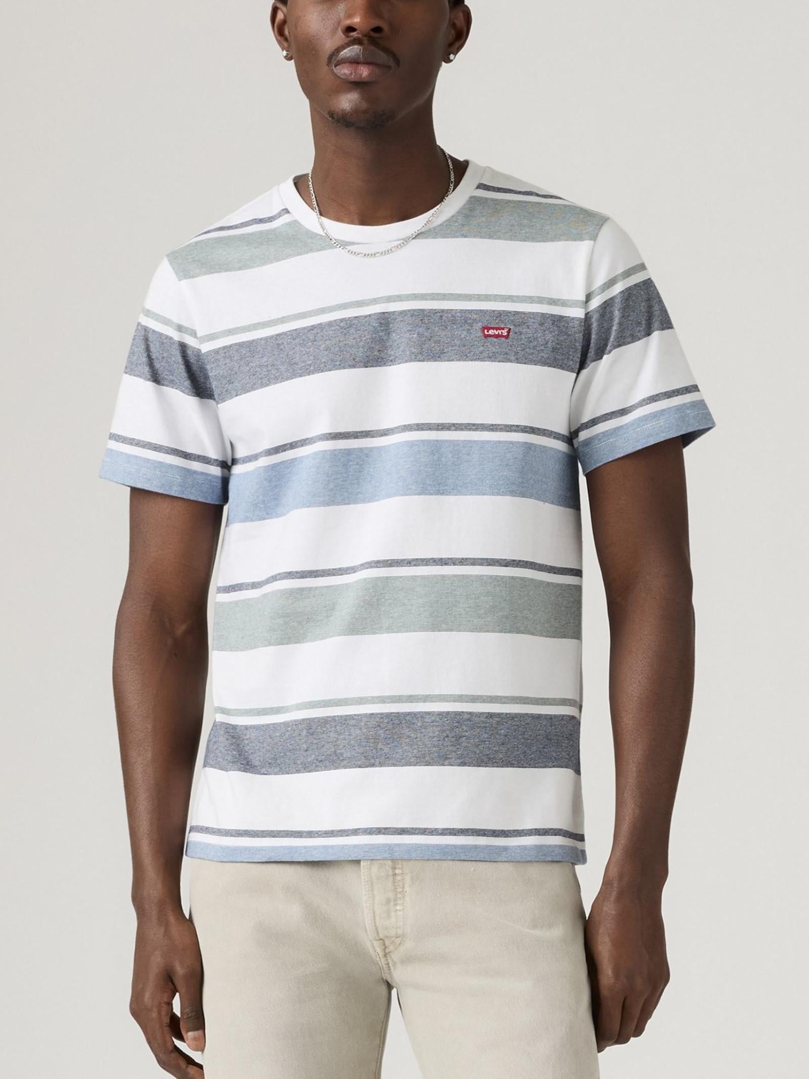 T-Shirt Levi's® Bianco Blu Basic con Logo Ricamato 5660502 90 LEVI'S® 