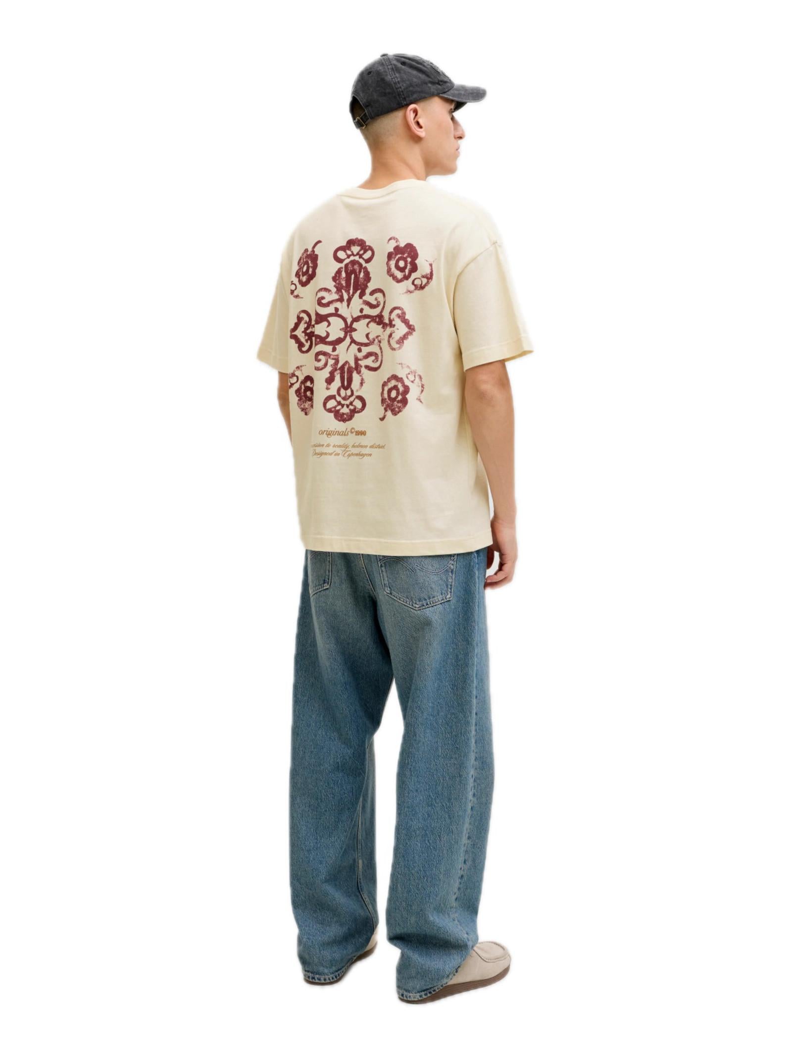 T-shirt Jack & Jones Panna Graphic stampa 12290892 /Antique White JACK & JONES 