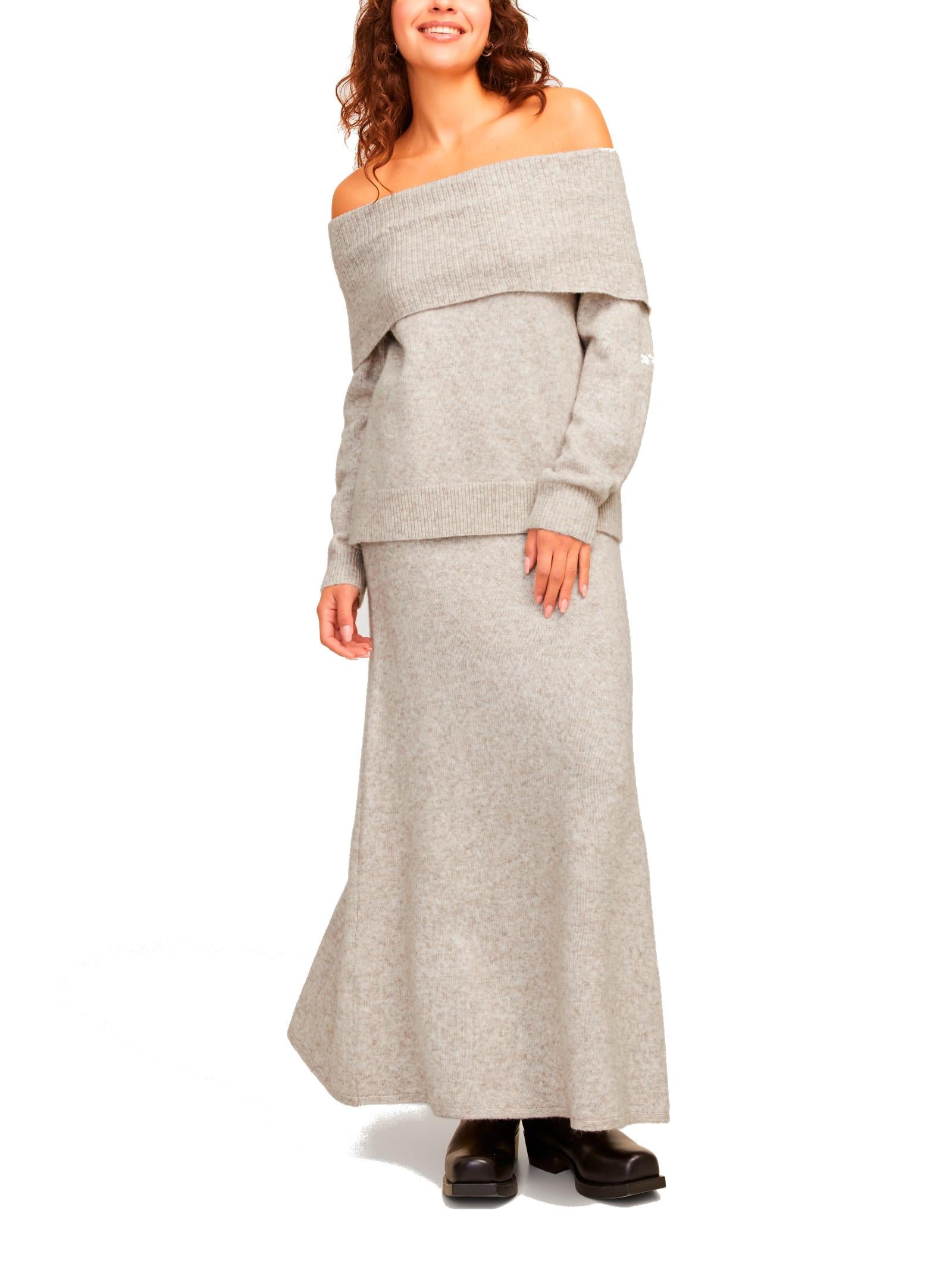 Maglia JJXX Minka Sabbia Loose 12264129 /Fog JJXX 