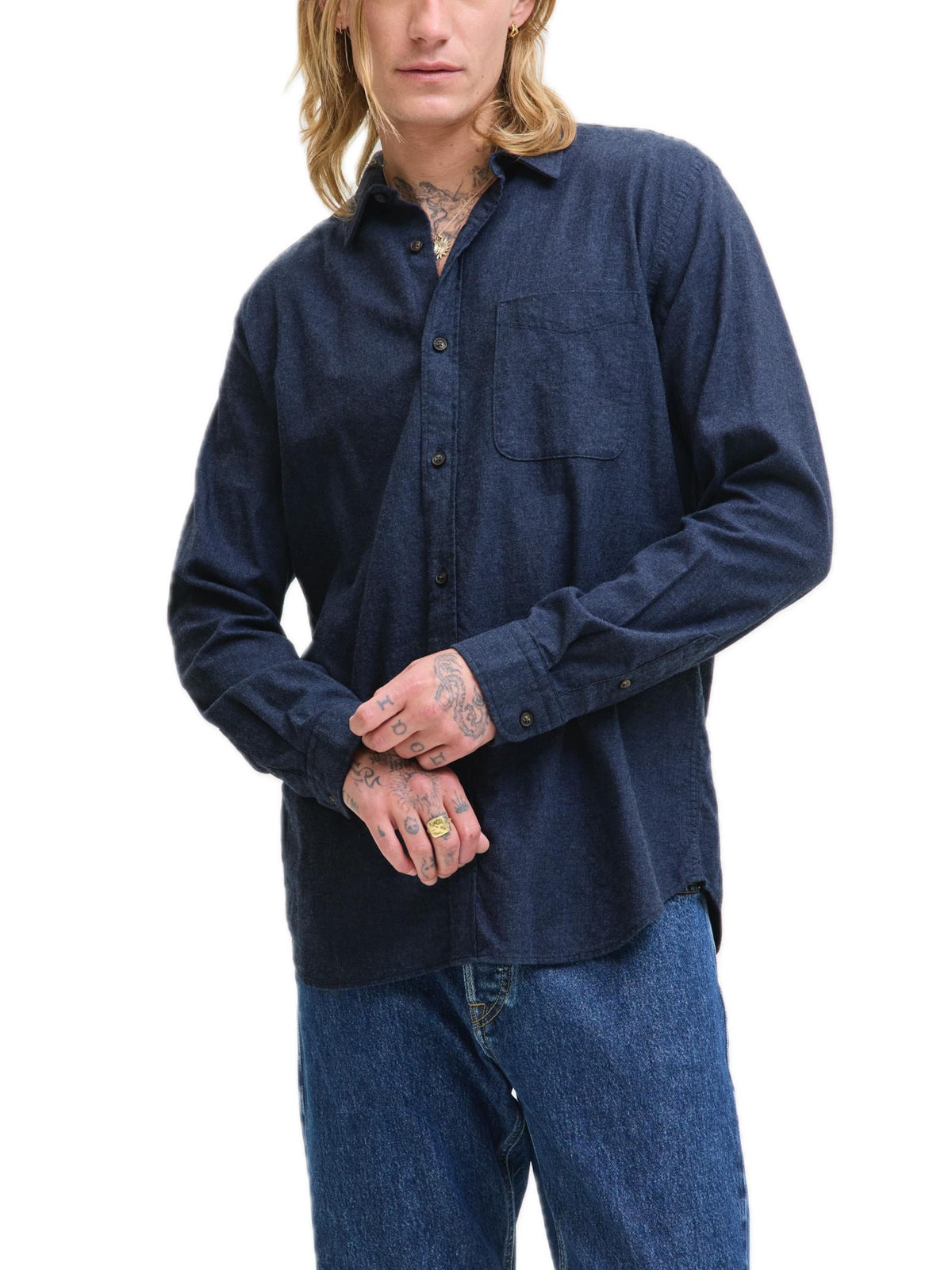 Camicia Jack & Jones Classic Blu 12278416 /Navy Blazer JACK & JONES 