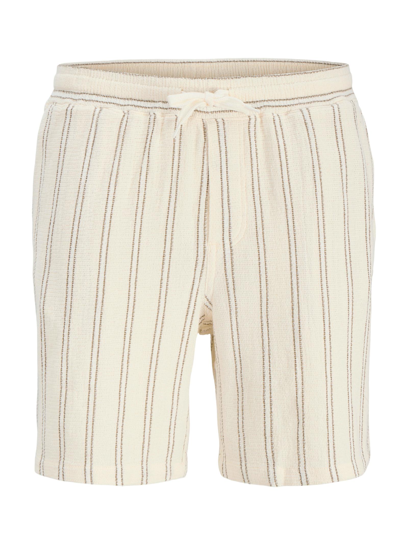 Bermuda Jack & Jones Jaiden Bianco a righe 12274413 /Antique White JACK & JONES 