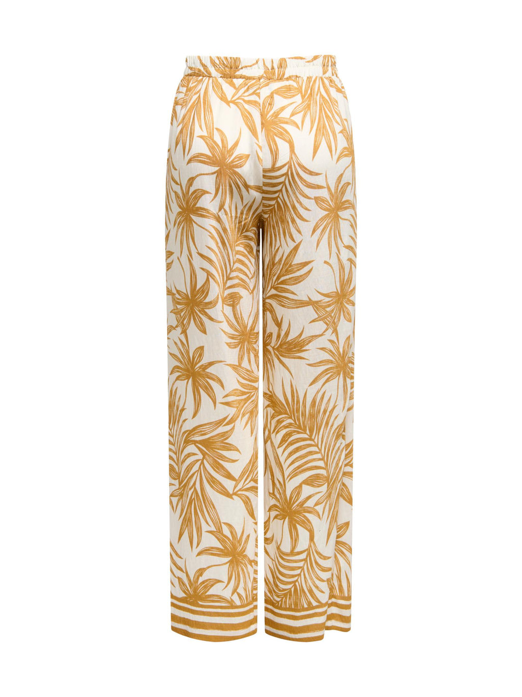 Pantalone Only Panna ocra Izzy fantasia 15373614 /Wood Cloud Dancer ONLY 