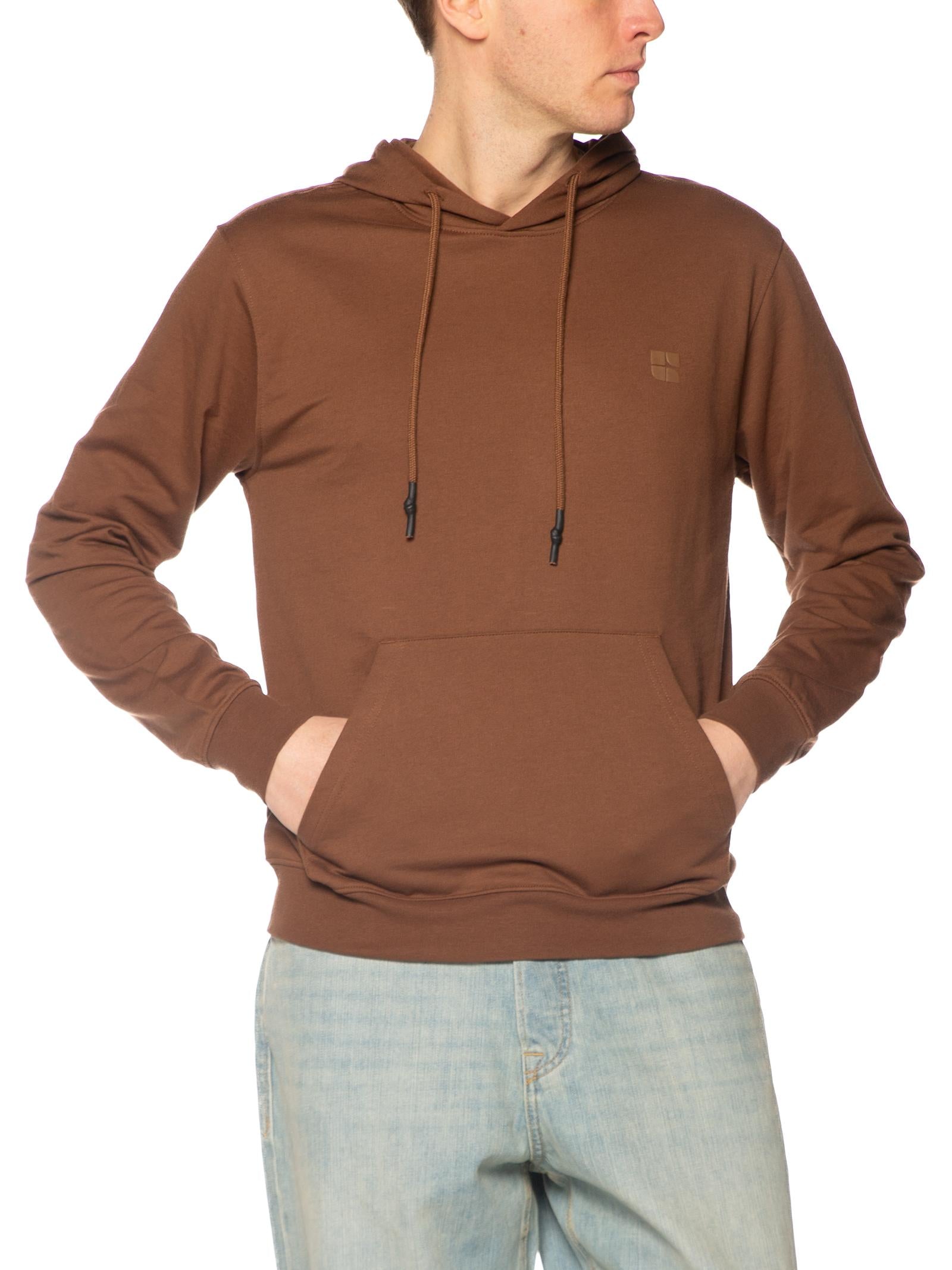 Felpa Urban Ring Tabacco con cappuccio UR1120002 TABACCO URBAN RING 