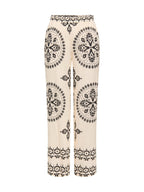 Pantalone Only Panna Nero Izzy fantasia 15373614 /Black Cloud Dancer ONLY 
