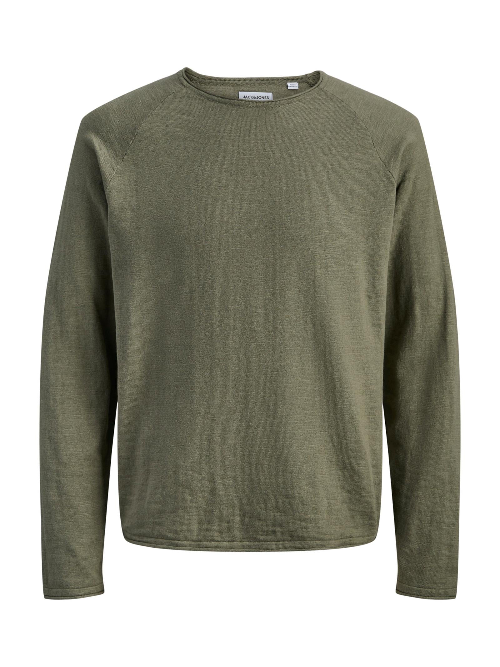 Maglia Jack & Jones Breeze Verde oliva taglio vivo 12294189 /Dusty Olive JACK & JONES 