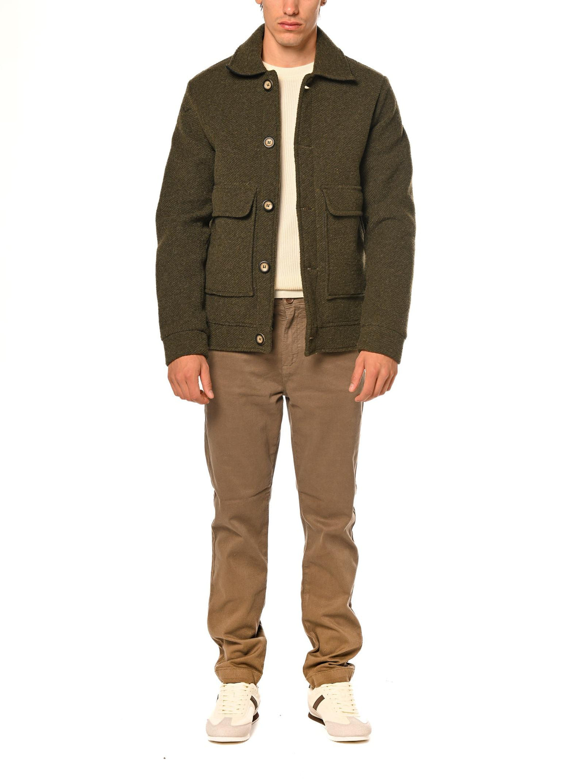 Cappotto Mentore Verde corto EDINHO LODEN MENTORE 