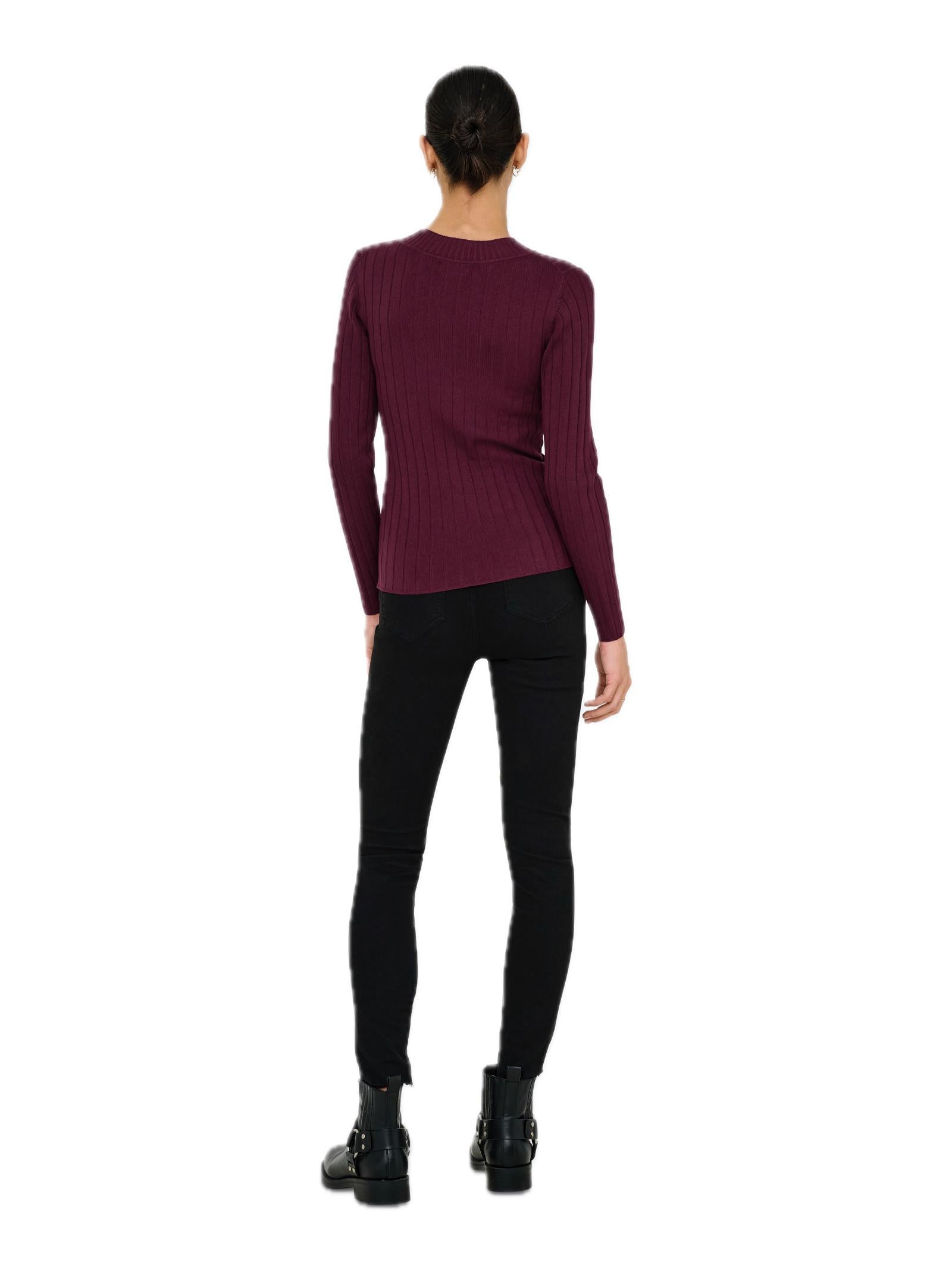 Maglia JDY Kate Bordeaux girocollo 15207694 /Maroon Banner JDY 
