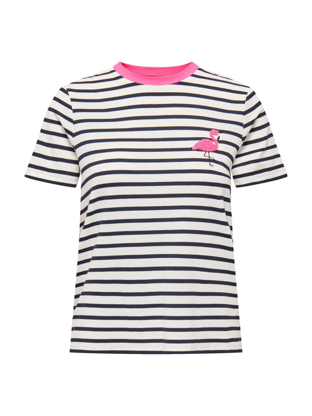T-shirt Only Eart Bianco a righe 15318959 /Flamingo Cloud Dancer ONLY 