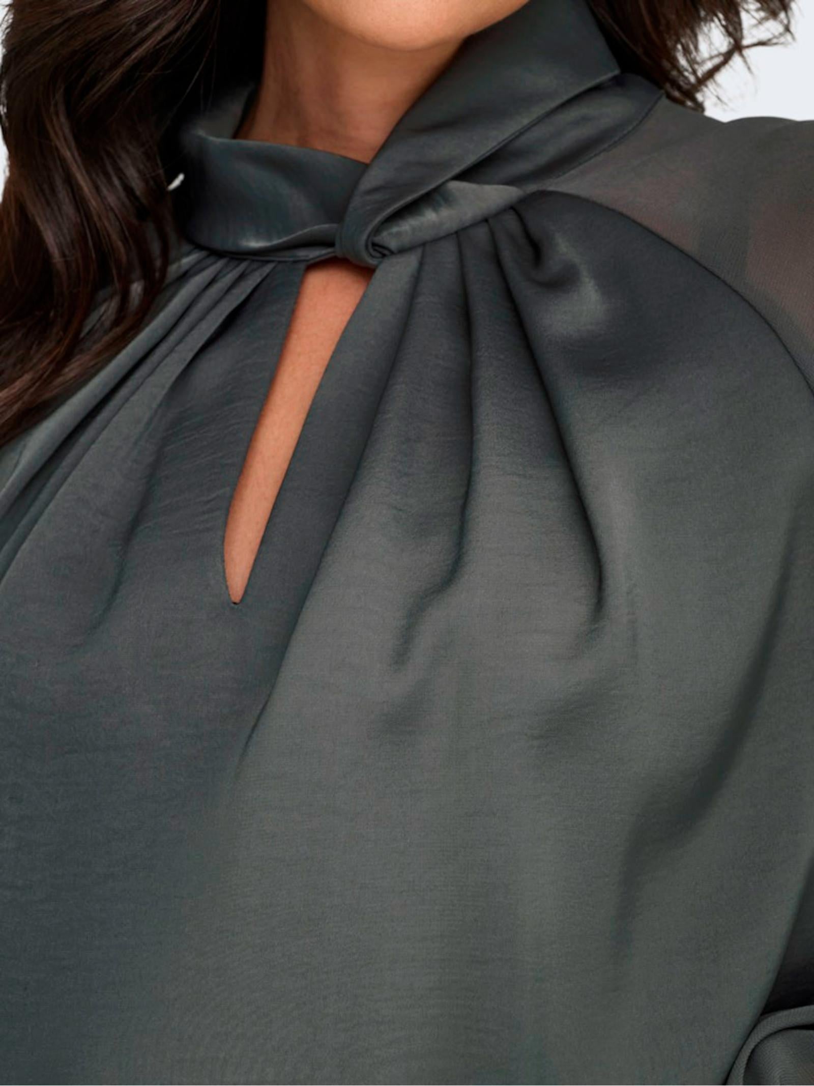 Blusa JDY Antracite manica lunga
