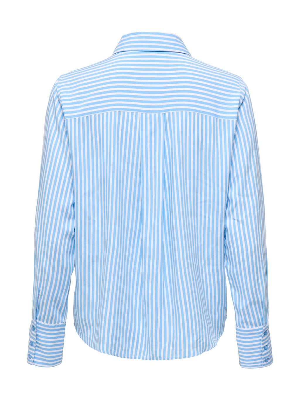 Camicia Only Celeste Berit a righe verticali 15320243 /Serenity ONLY 