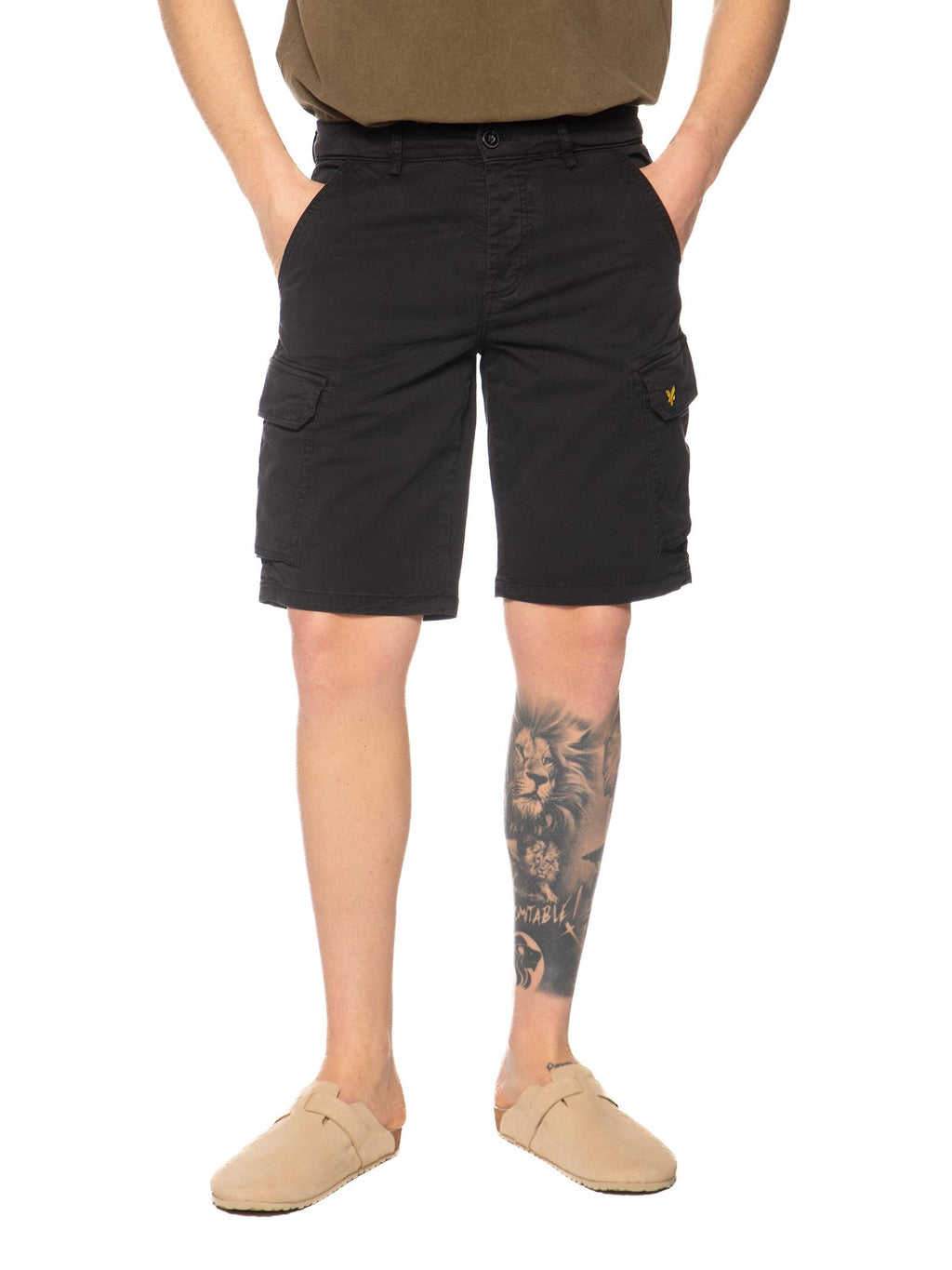 Bermuda Lyle & Scott Nero cargo<BR/> SH1816ITA JET BLACK LYLE & SCOTT 