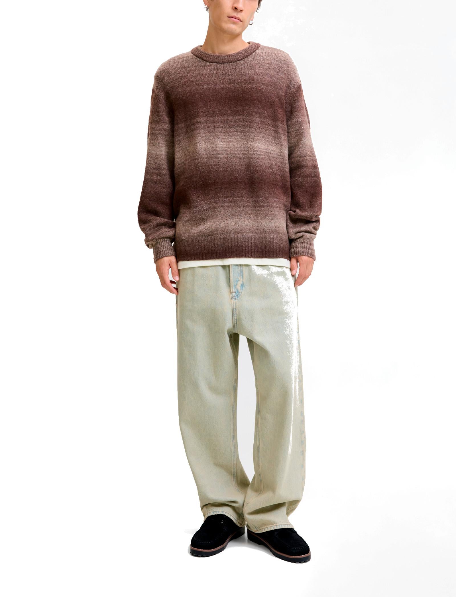 Maglia Jack & Jones Meadows Marrone melange 12283641 /Deep Mahogany JACK & JONES 