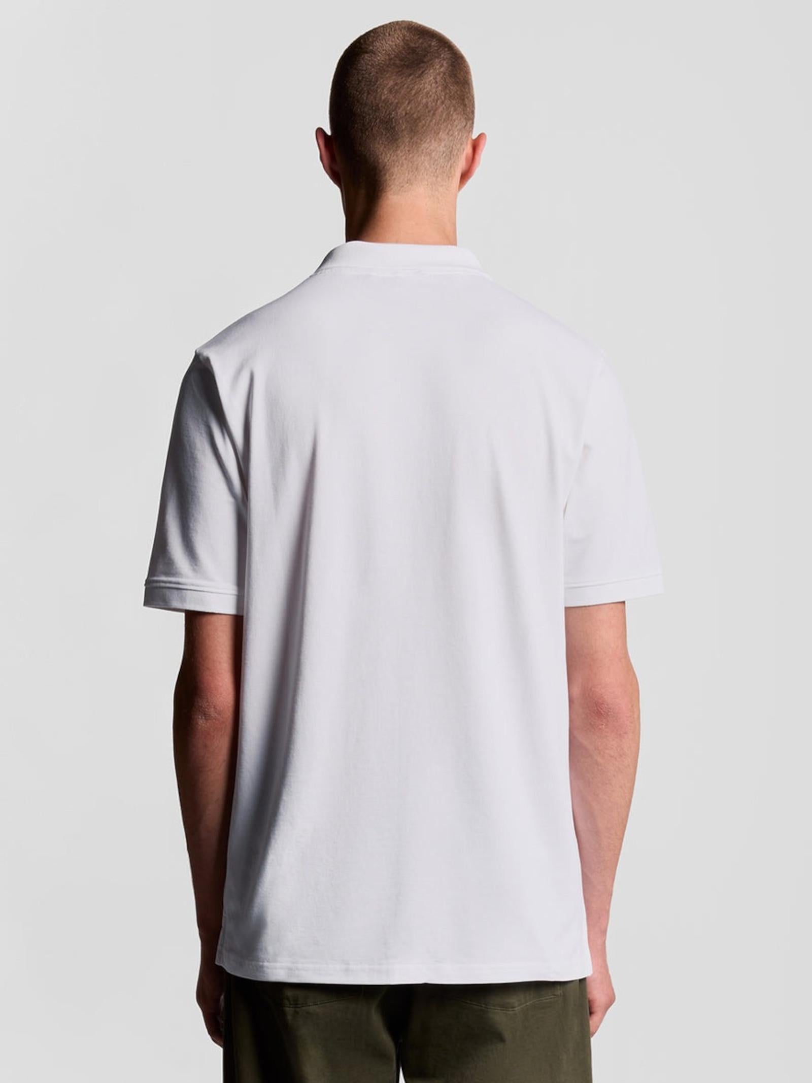 Polo Lyle & Scott Bianco colletto logo SP400VOG WHITE LYLE & SCOTT 