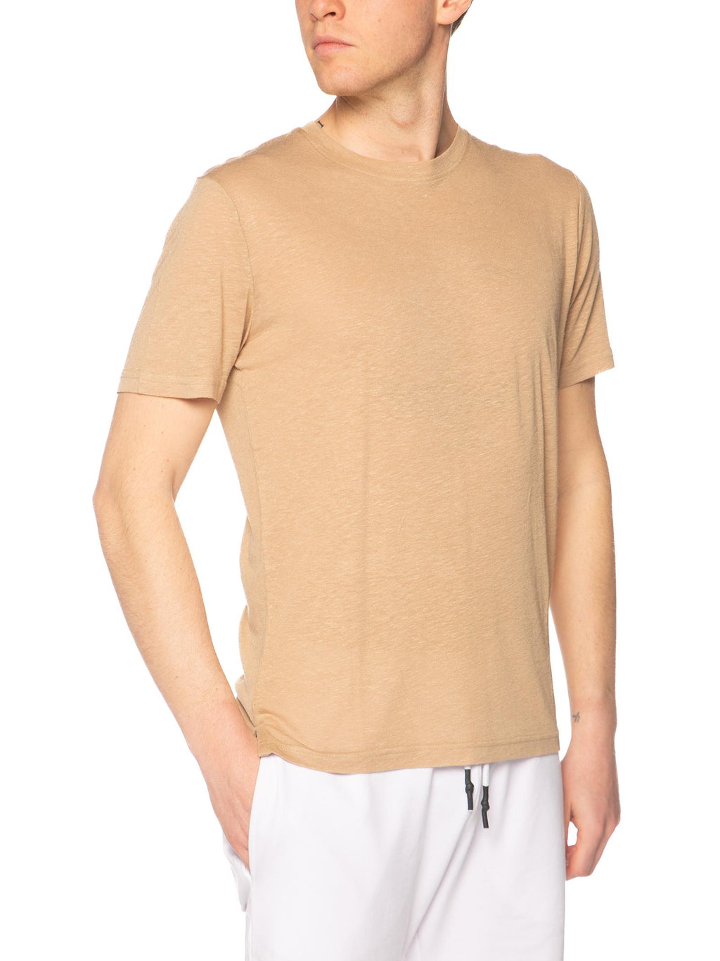 T-shirt Urban Ring Corda in lino manica corta UR1110015 CORDA URBAN RING 