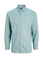 Camicia Jack & Jones Parker Acqua Marina fantasia 12227385 /Goblin Blue JACK & JONES 