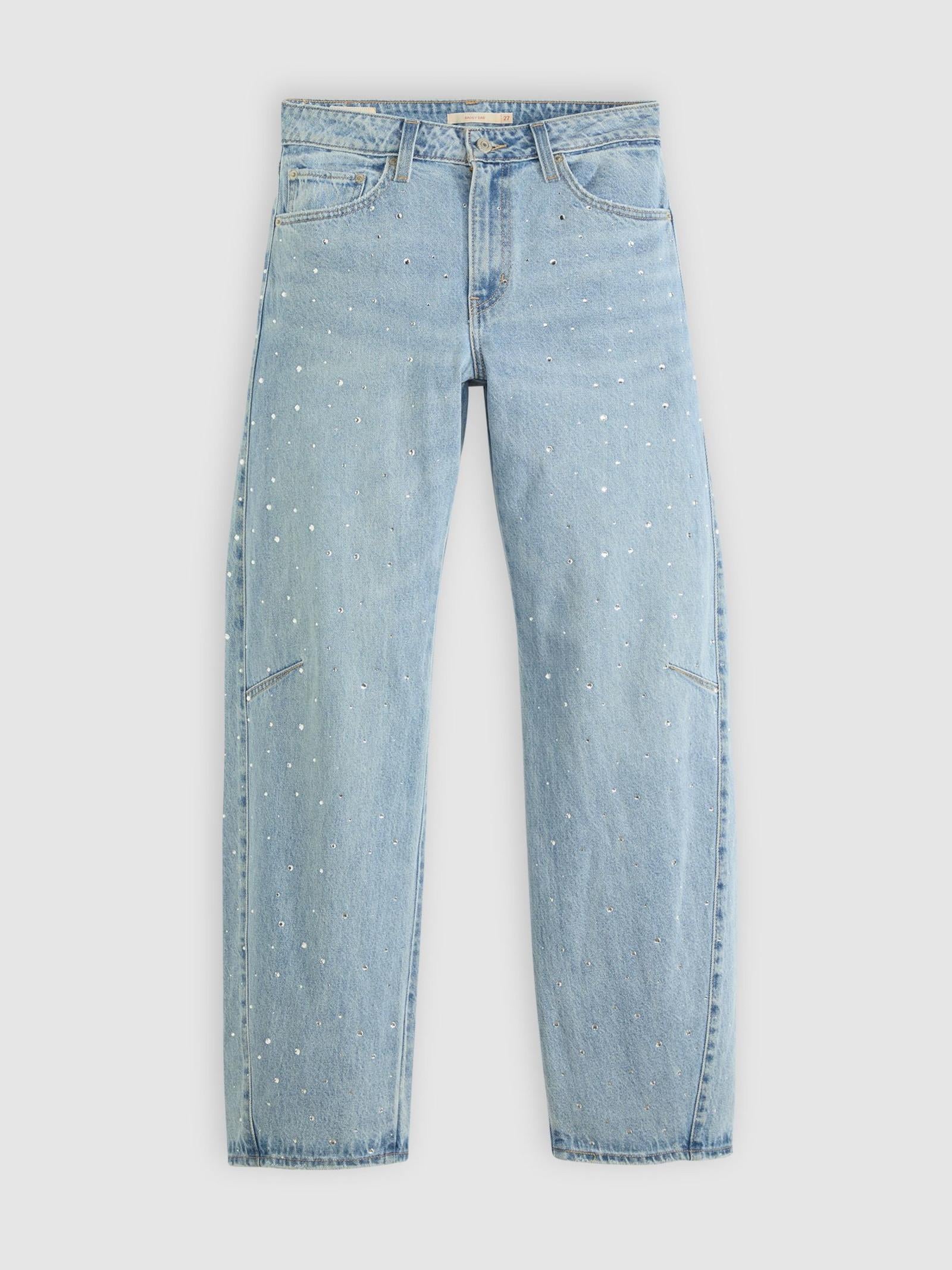 Jeans Levi's®  Barrel  Light Blue Denim baggy 0039A0007 Med Indigo - Worn In LEVI'S® 