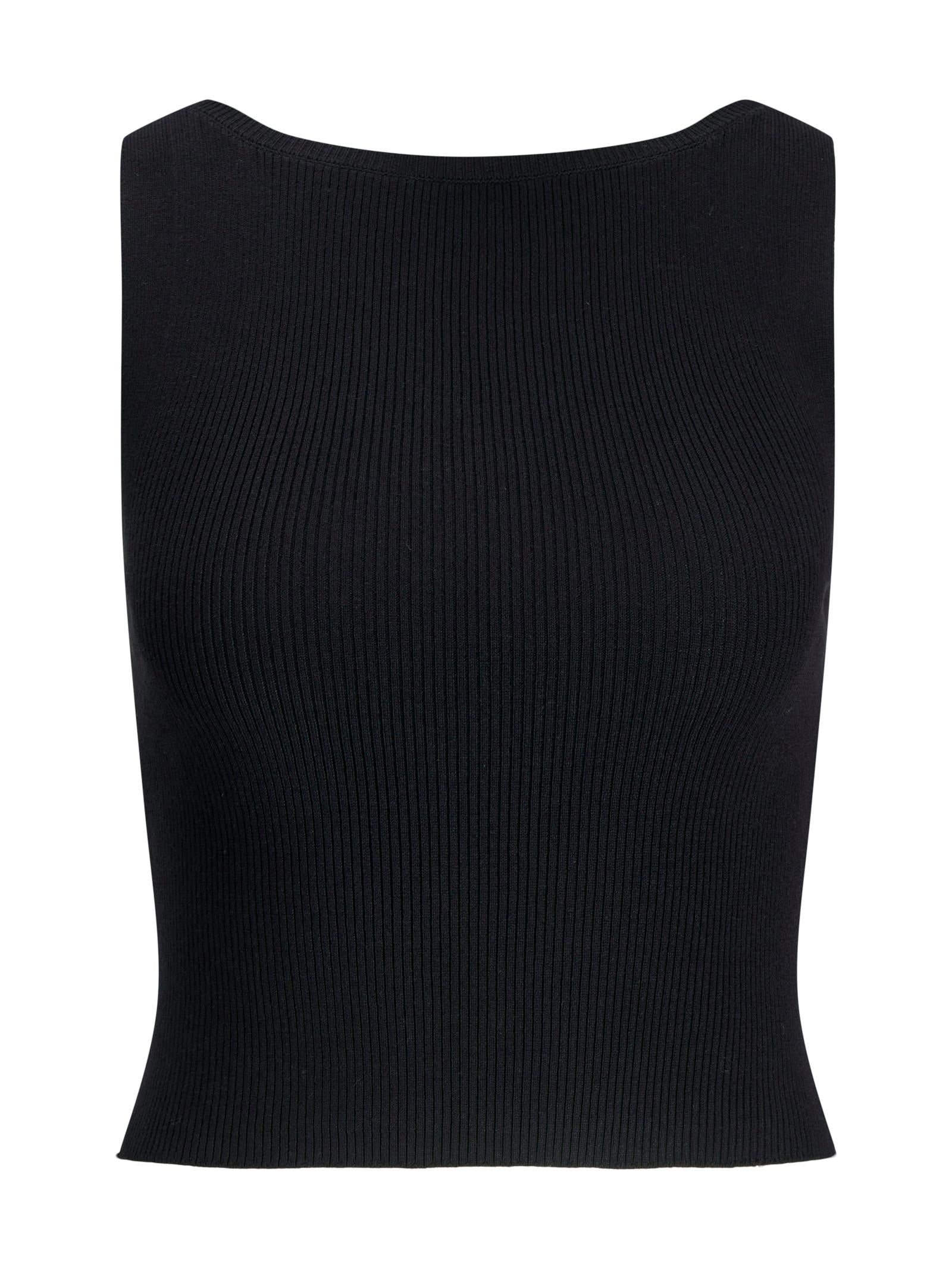 Top JJXX Nero Posie a costine 12275718 /Black JJXX 