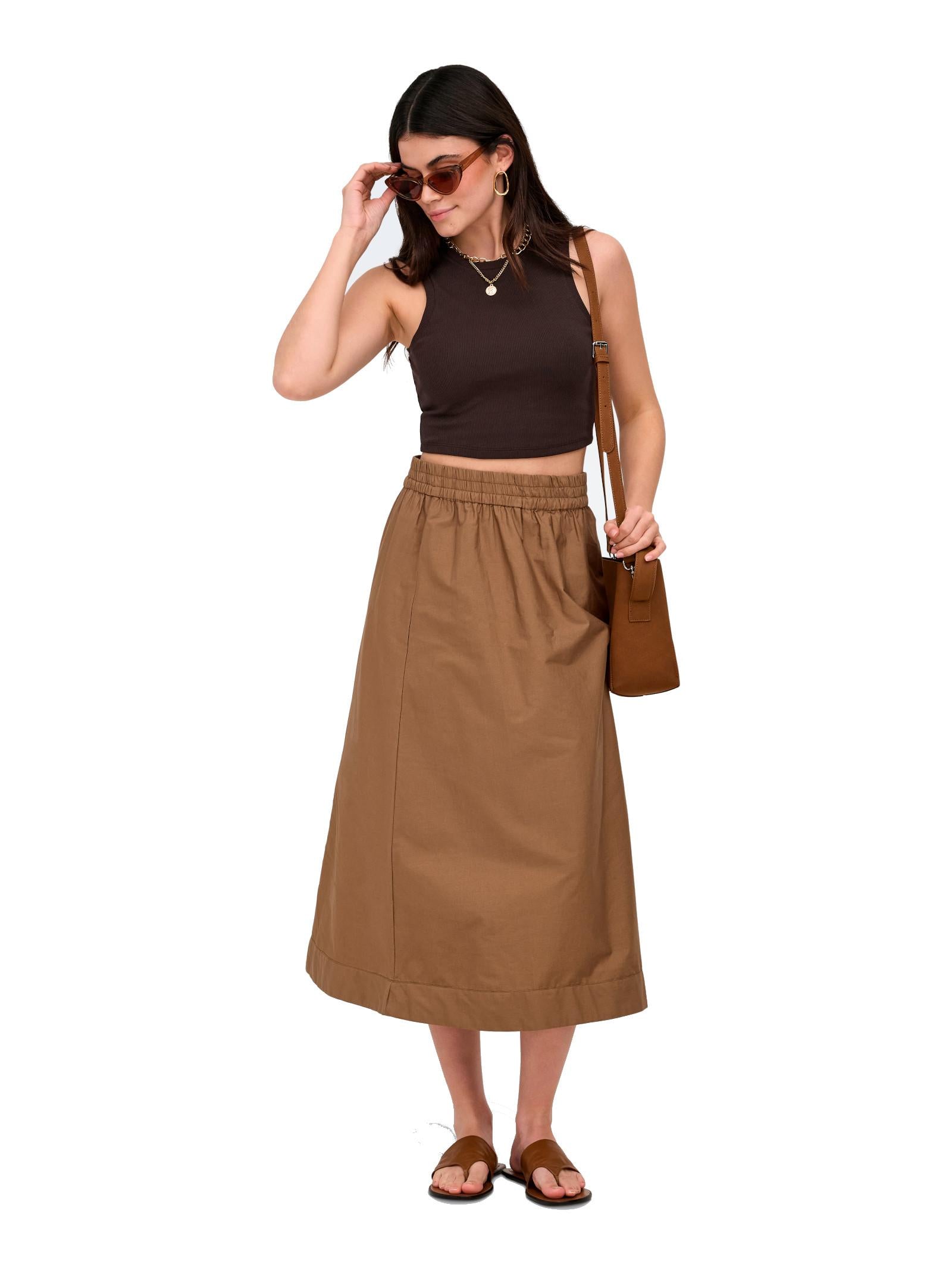 Gonna Only Nocciola Rayi lunga 15377386 /Toasted Coconut ONLY 