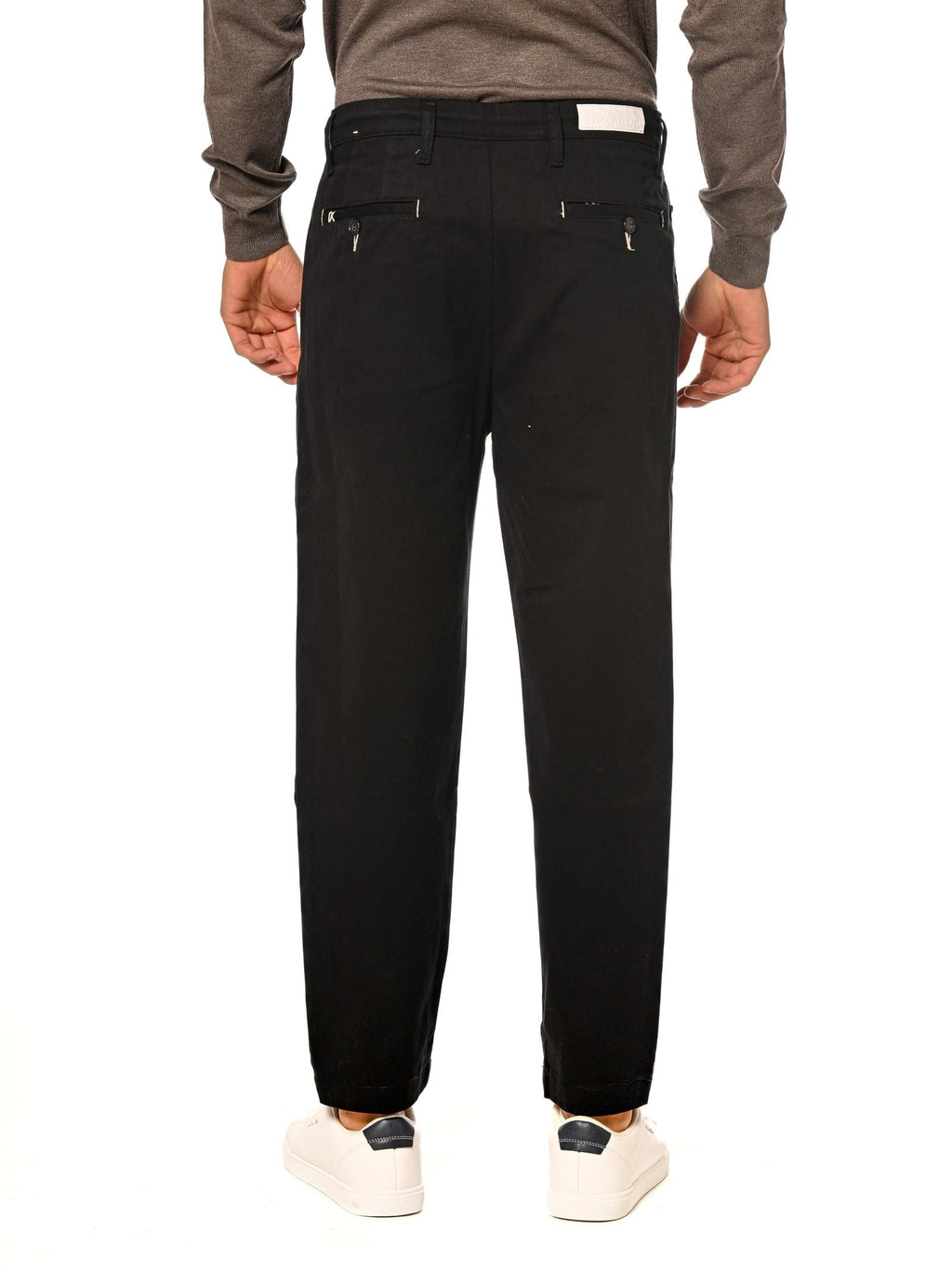 Pantalone Block Eleven Nero con coulisse e pence 05BL2594 NERO BLOCK ELEVEN 