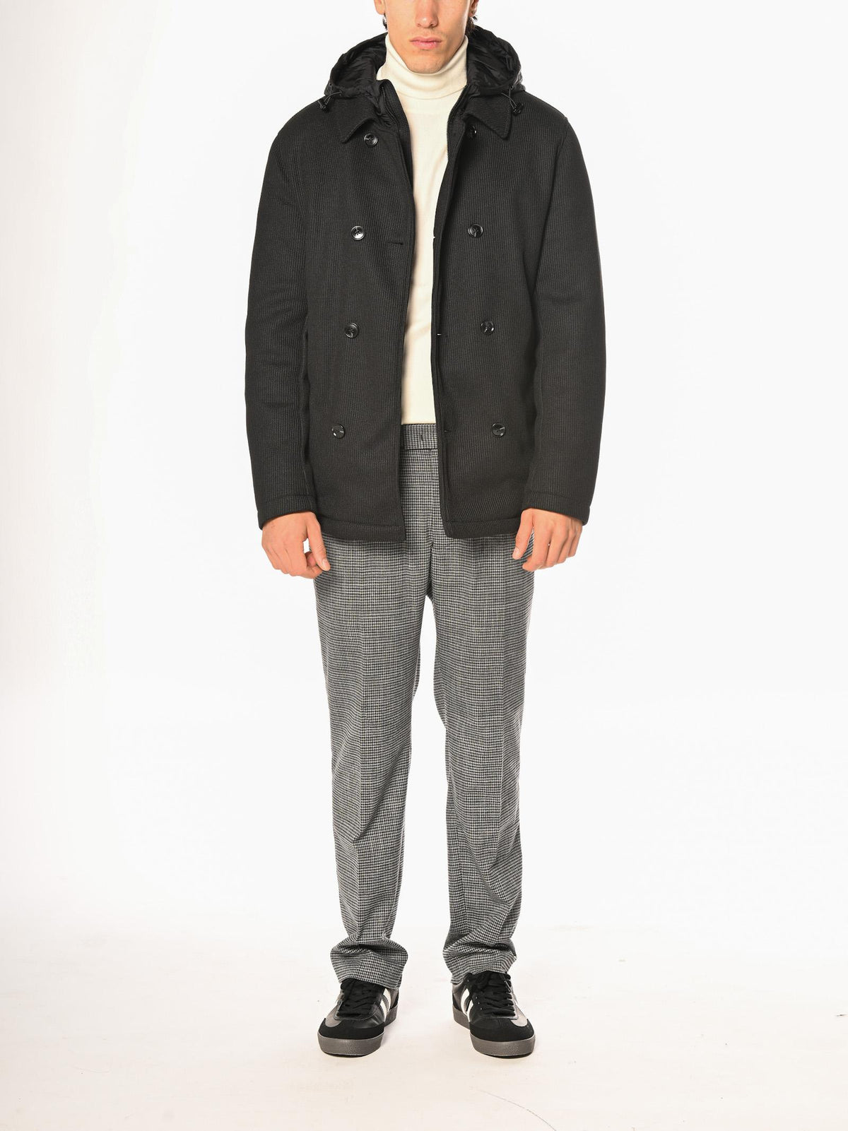 Giubbotto Seinse Nero doppio petto GBI1090 NERO SEINSE 