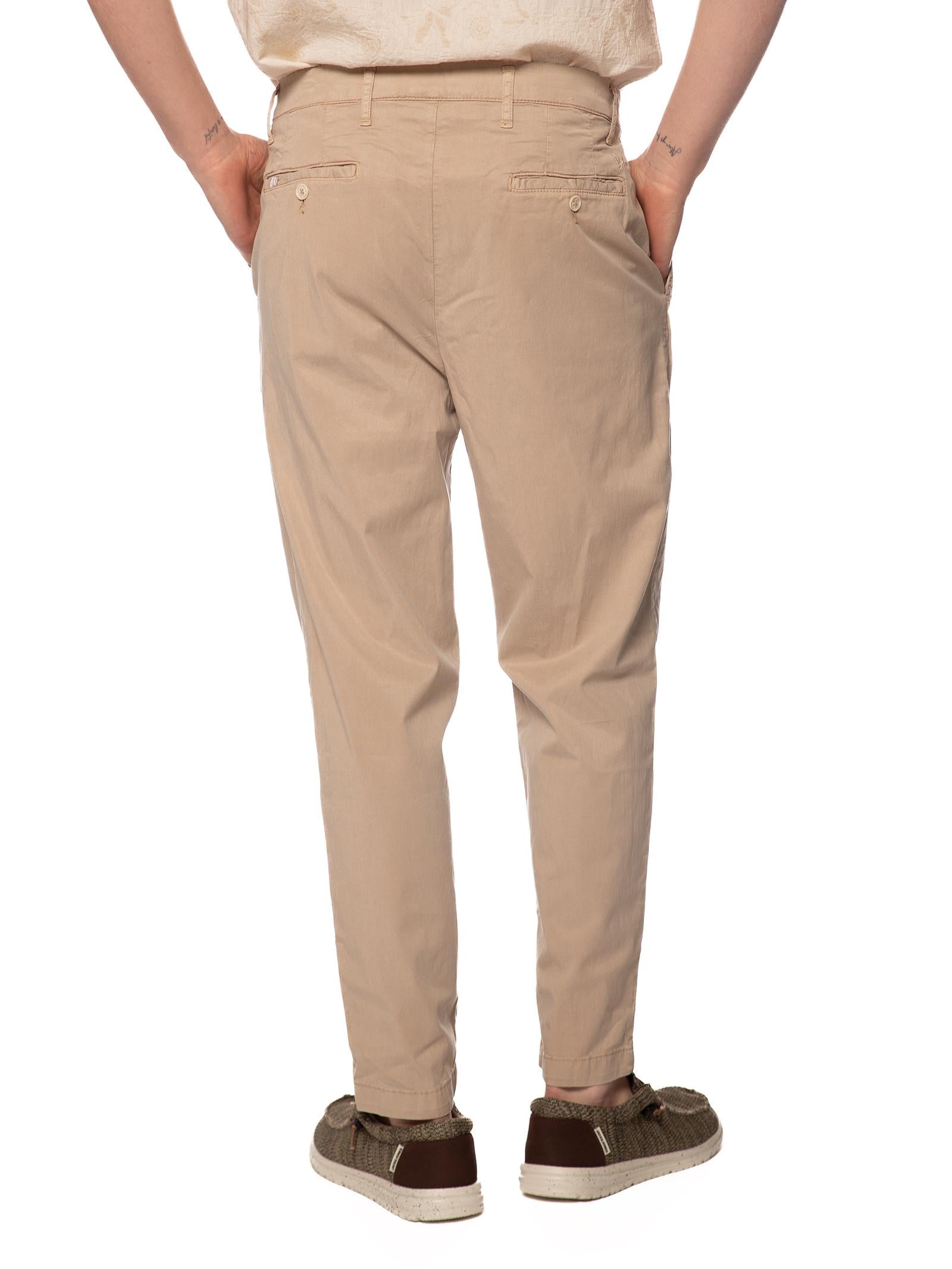 Pantalaccio Block Eleven Beige con coulisse 05BL2615 BEIGE BLOCK ELEVEN 