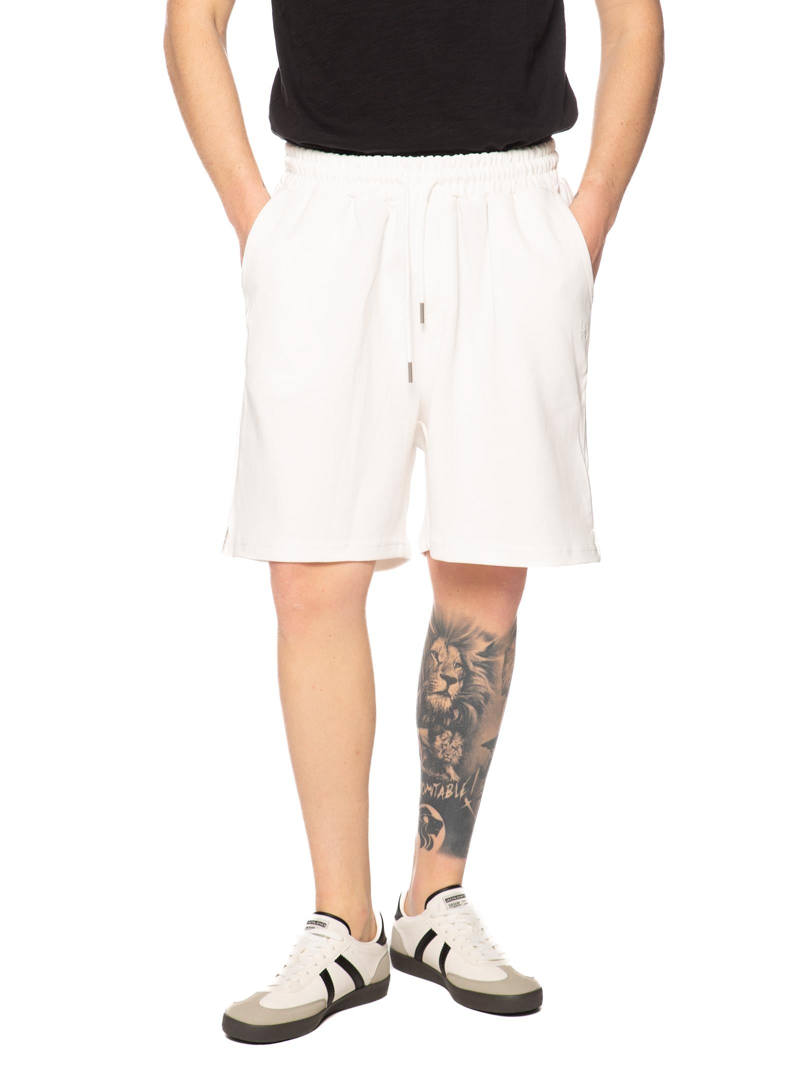 Bermuda Gianni Lupo Bianco basic in felpa GL2127F BIANCO GIANNI LUPO 