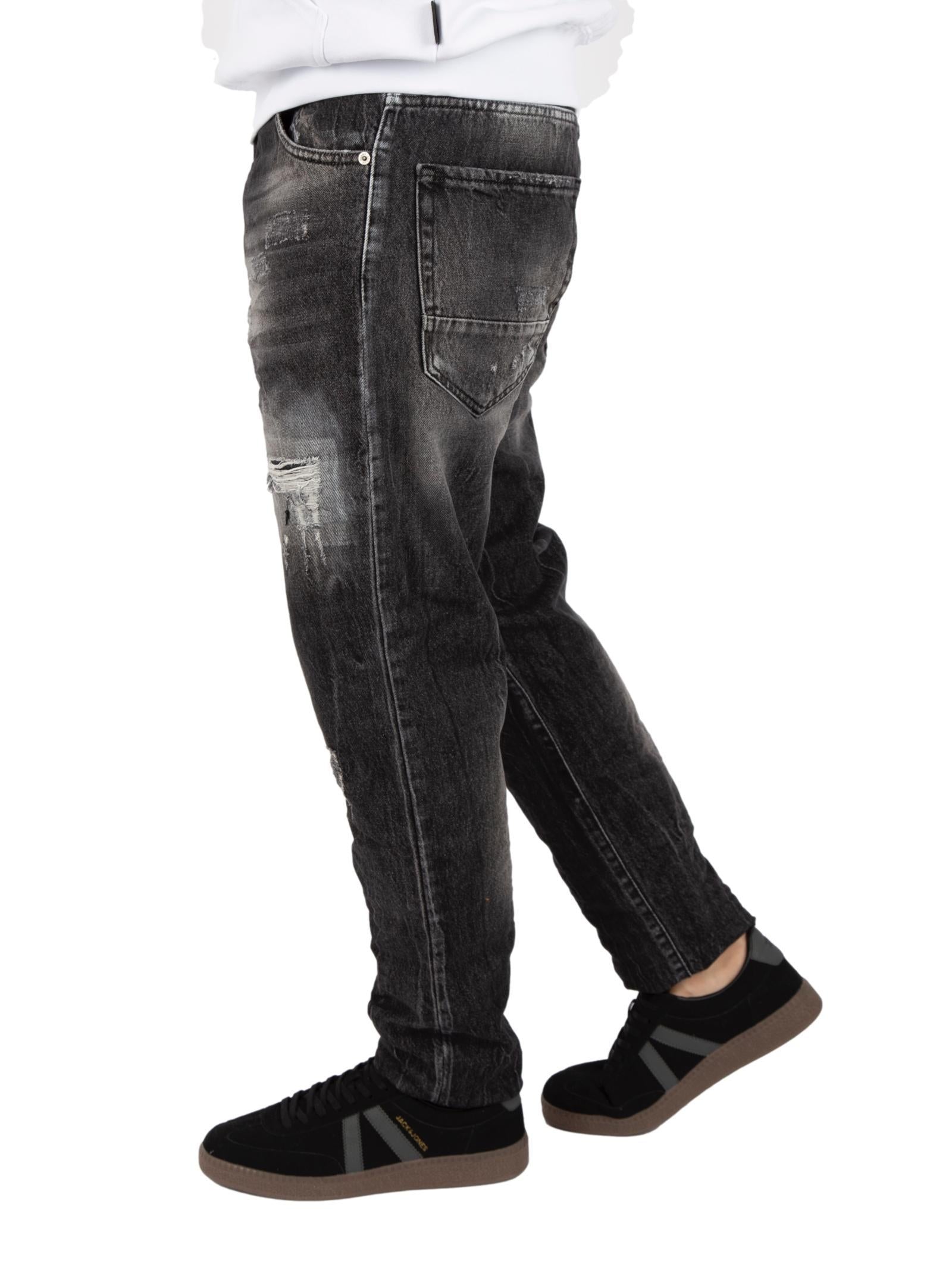 Jeans Klixs Kevin Nero con strappi 1170RK NERO KLIXS 