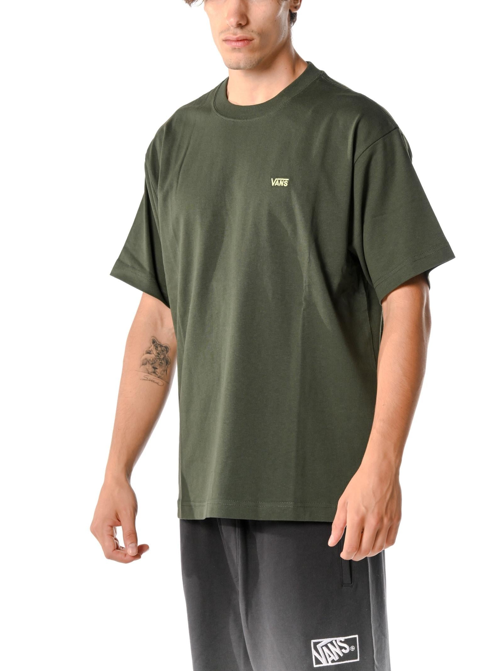 T-shirt Vans Verde logo Loose P1P Dried Kelp VANS 