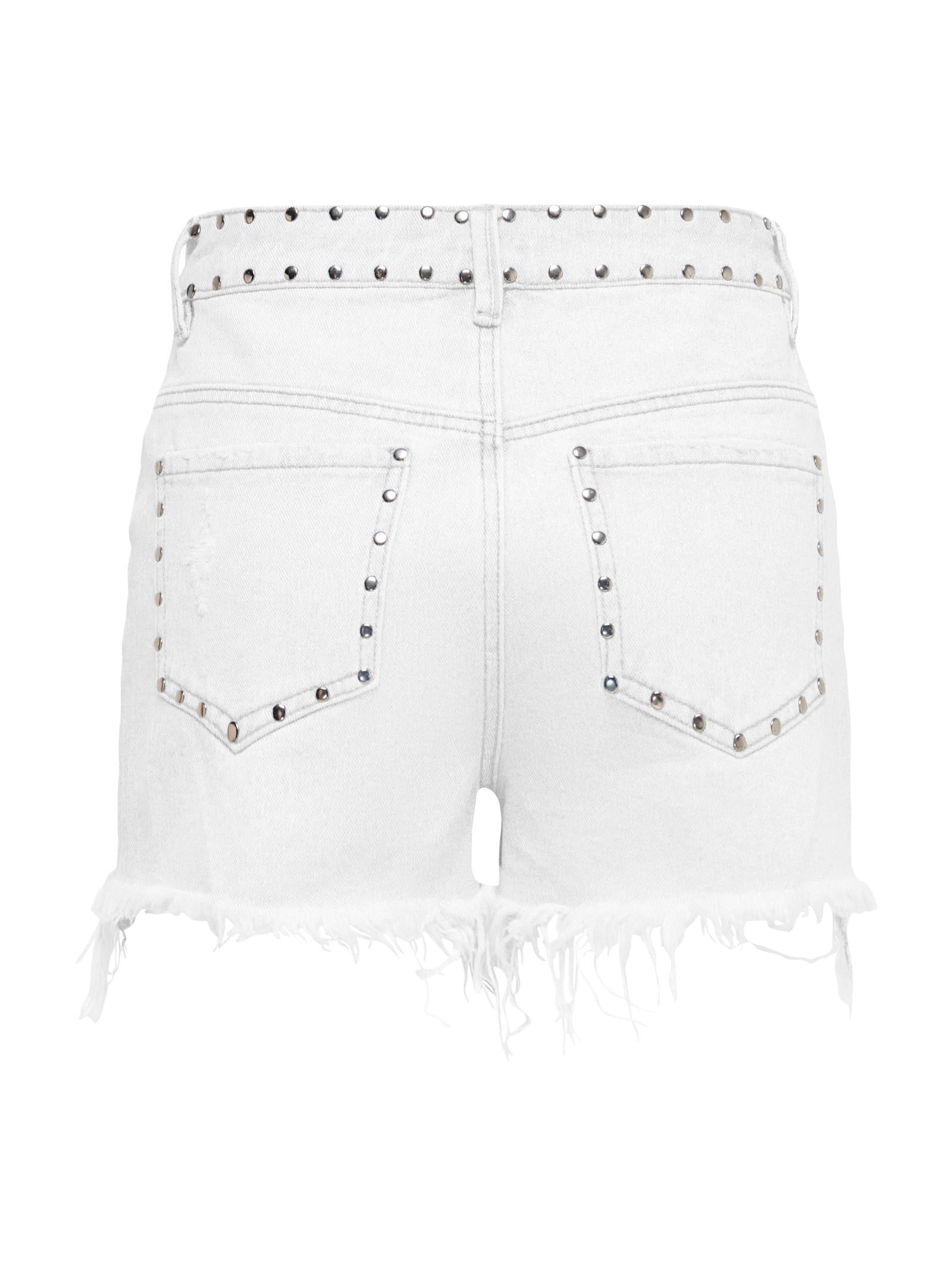 Shorts Only Bianco in denim 15231006 /White ONLY 